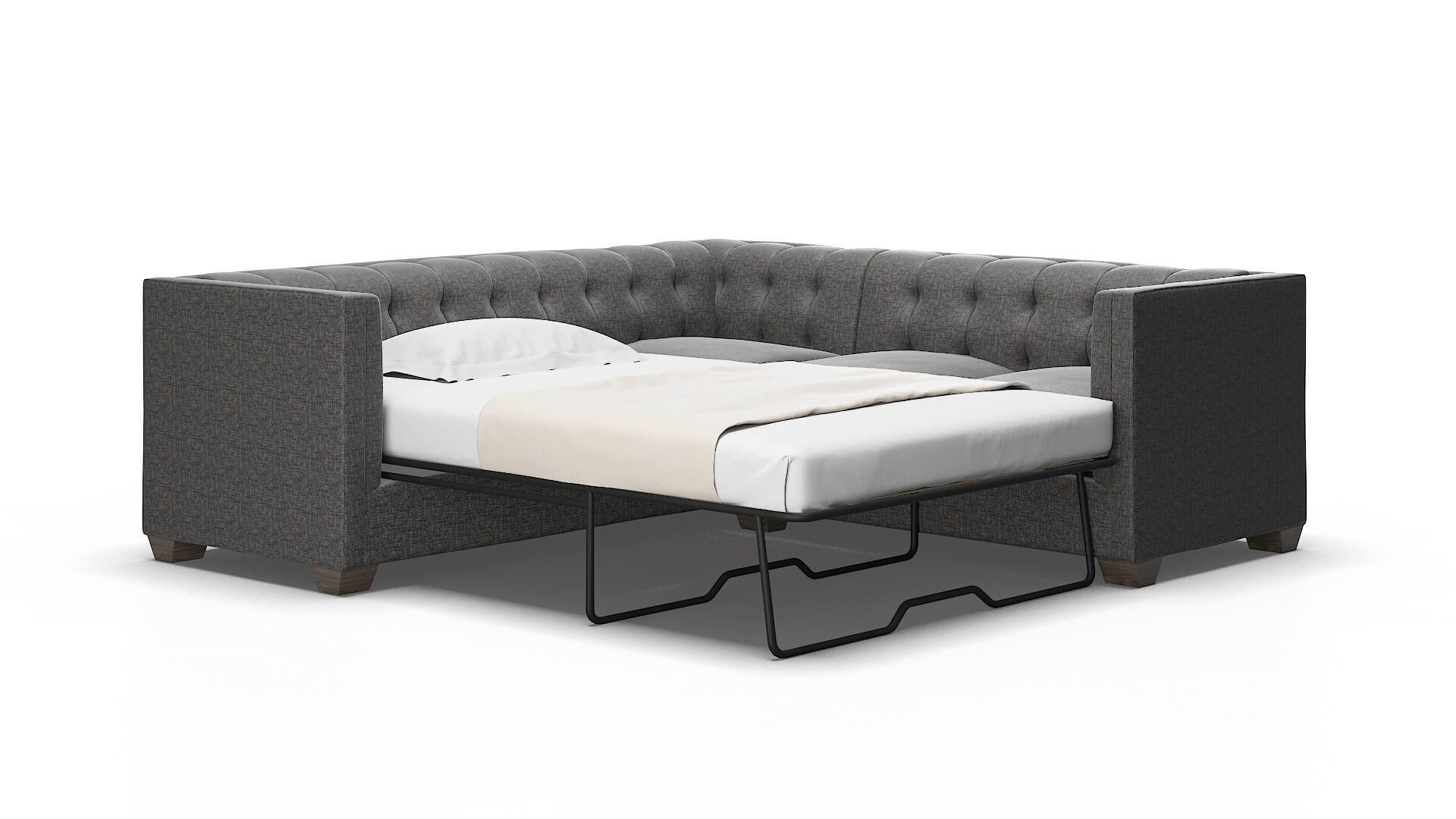 Grant Curious pacific Sectional sleeper Espresso Legs  2