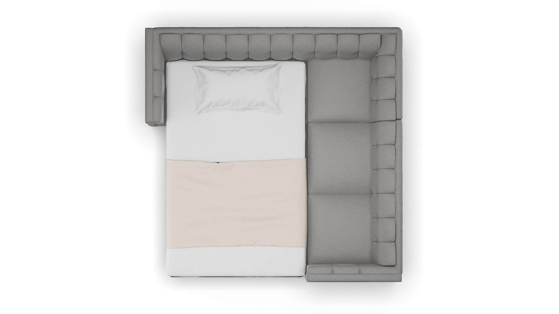 Grant Dream_d Charcoal Sectional Sleeper Espresso legs 3