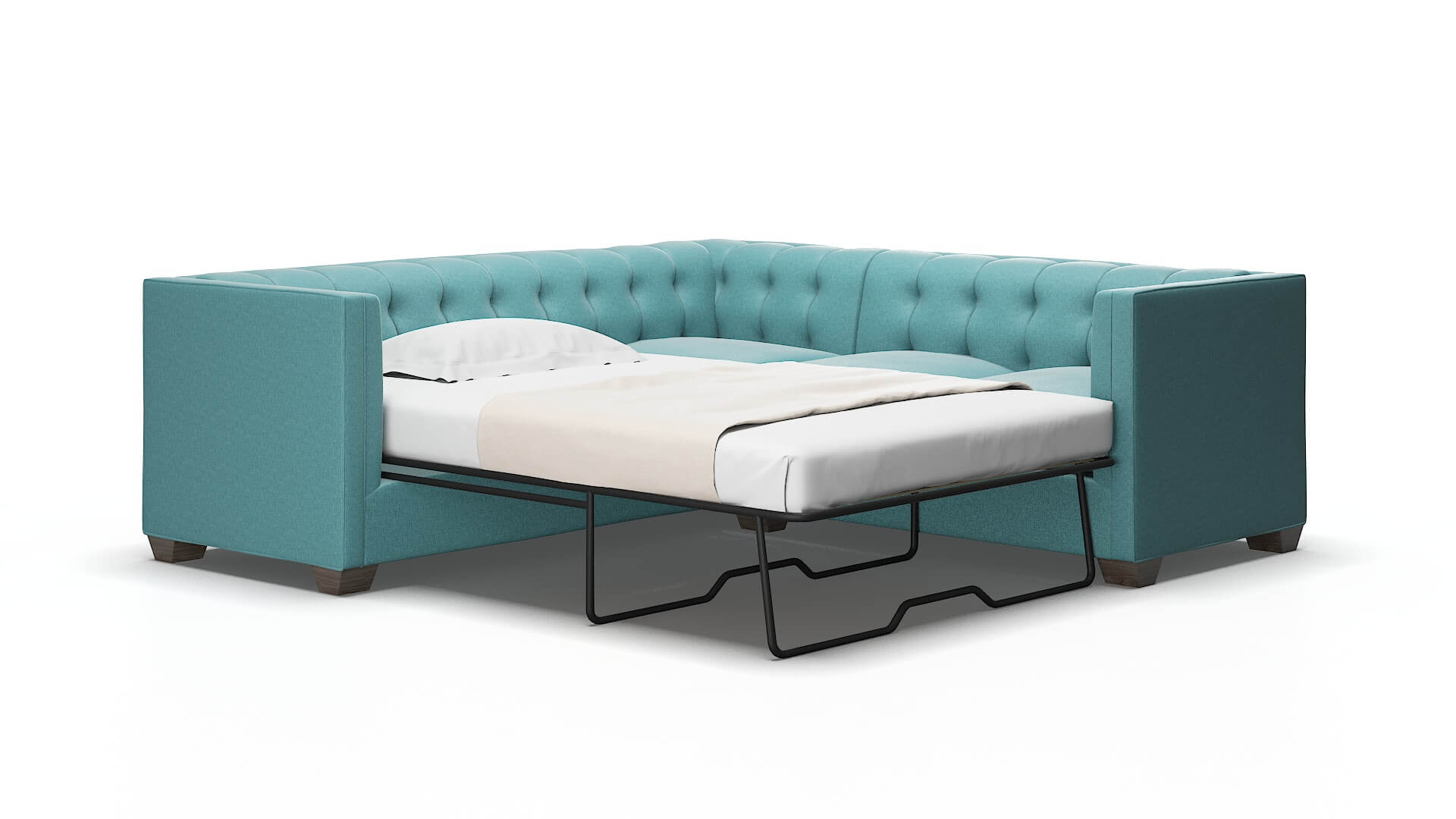 Grant Hepburn_hrp emerald Sectional sleeper Espresso Legs  2