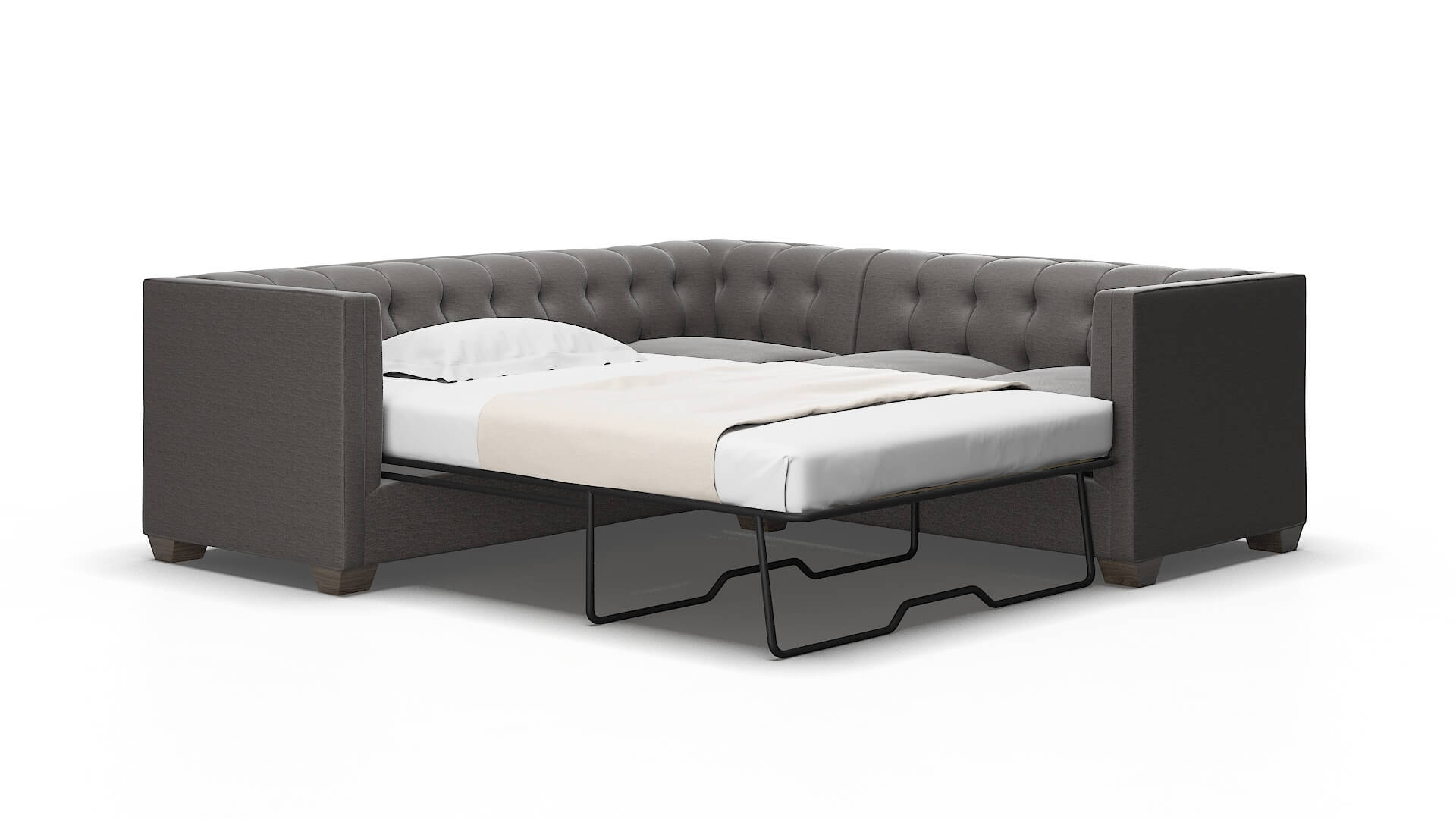 Grant Insight Eclipse Sectional Sleeper Espresso legs 2