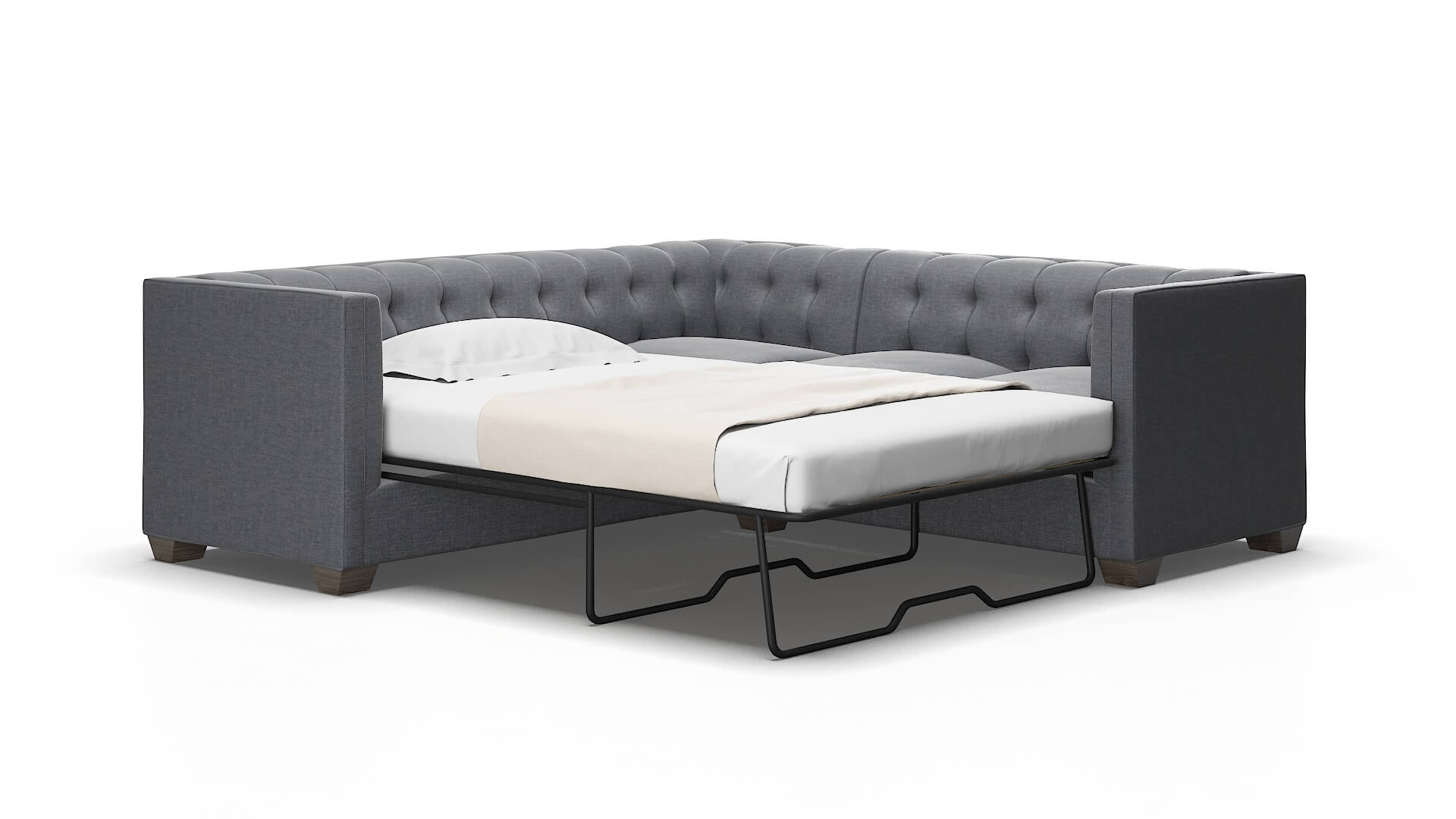 Grant Keylargo Graphite Sectional Sleeper Espresso legs 2