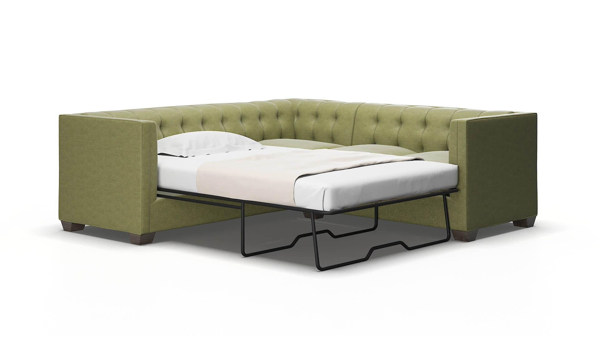 Grant Keylargo grass Sectional sleeper Espresso Legs  2