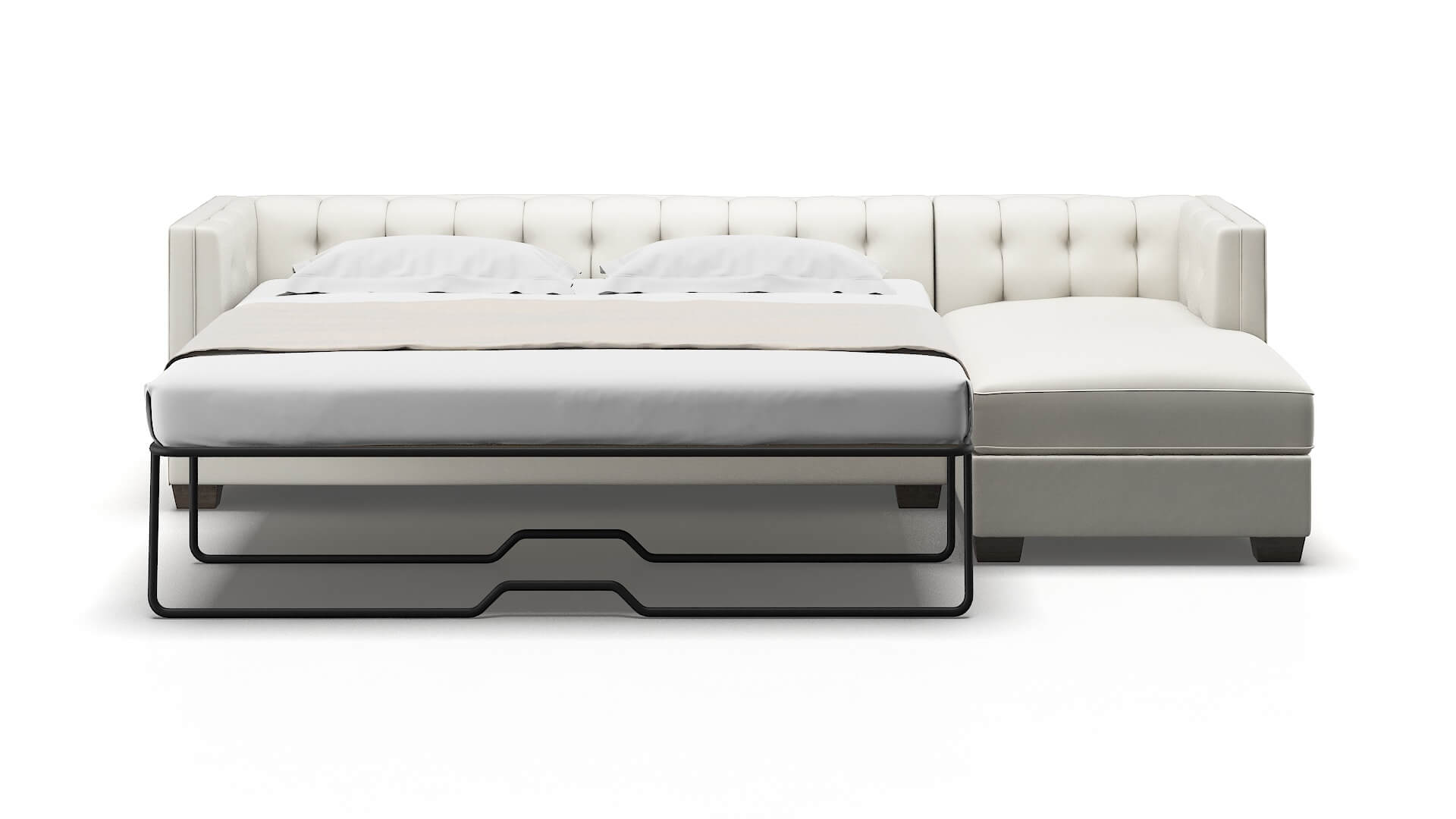 Grant Keylargo Oatmeal Panel Sleeper Espresso legs 1