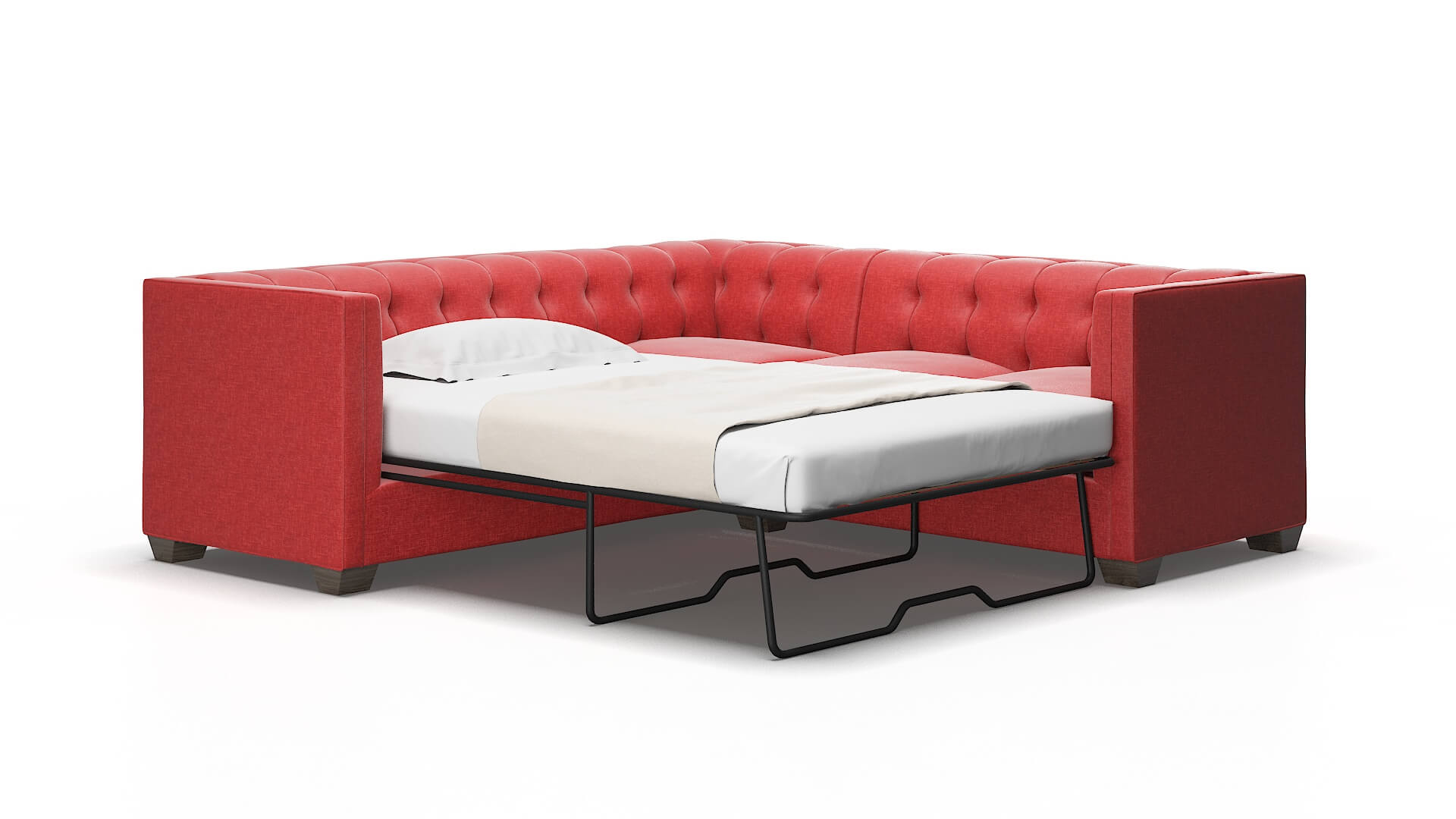 Grant Keylargo ruby Sectional sleeper Espresso Legs  2