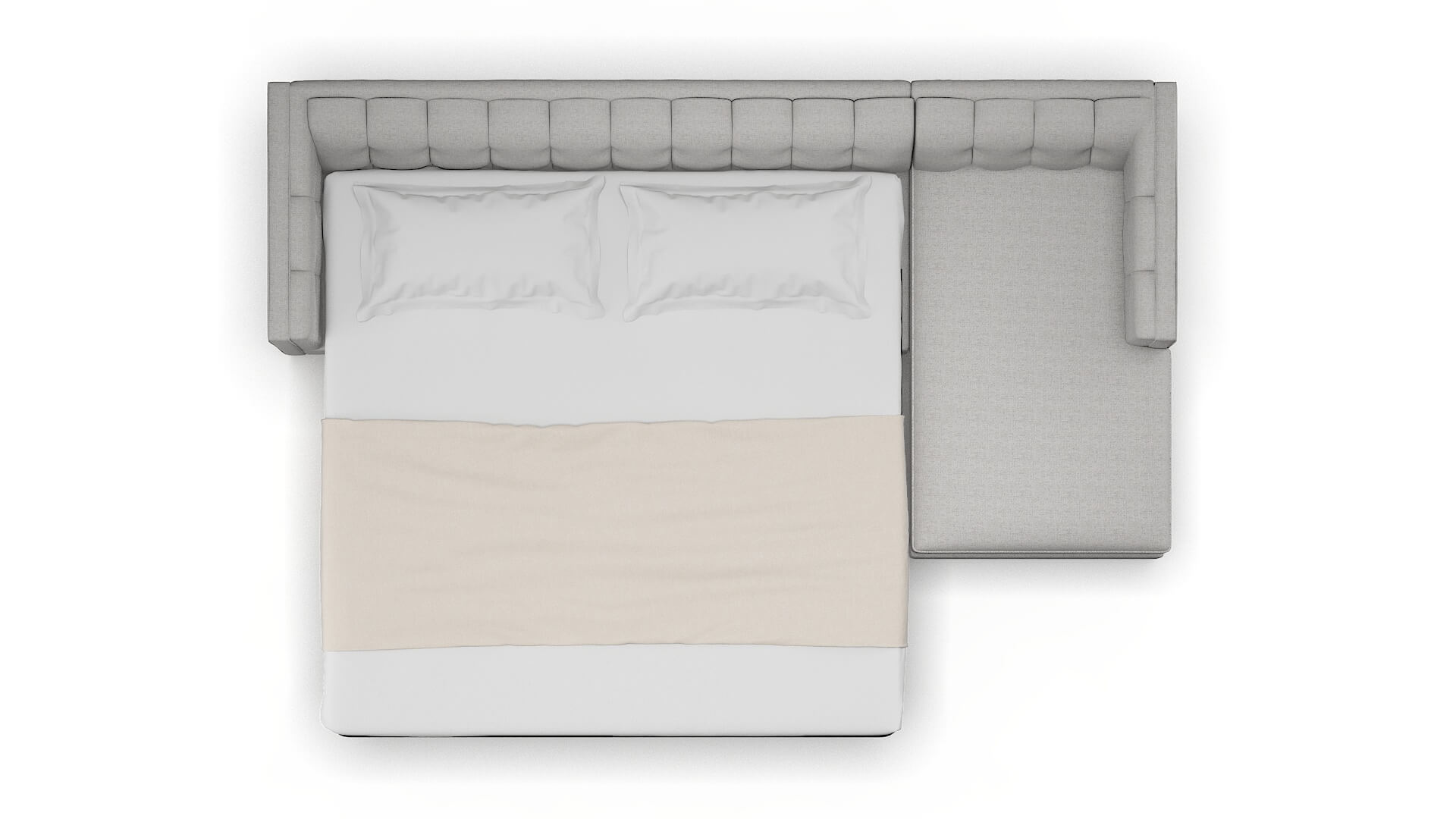 Grant Malibu Dove Panel Sleeper Espresso legs 3