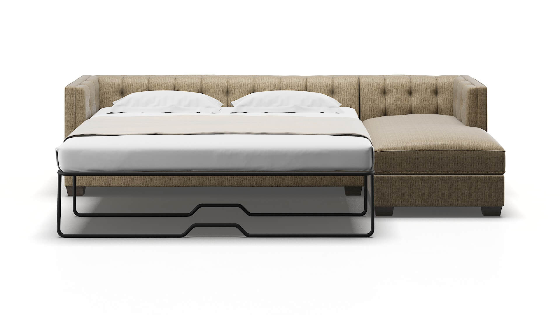 Grant Marcy Camel Panel Sleeper Espresso legs 1