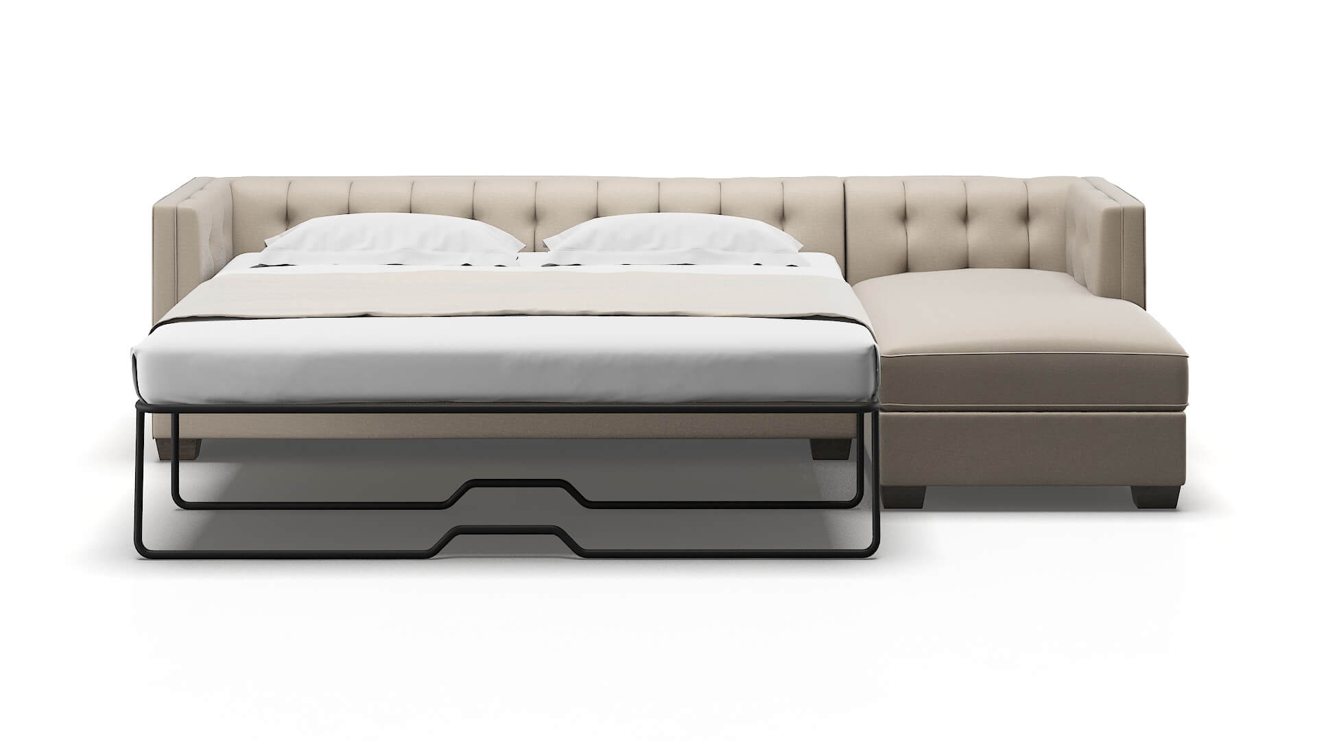 Grant Naples Almond Panel Sleeper Espresso legs 1