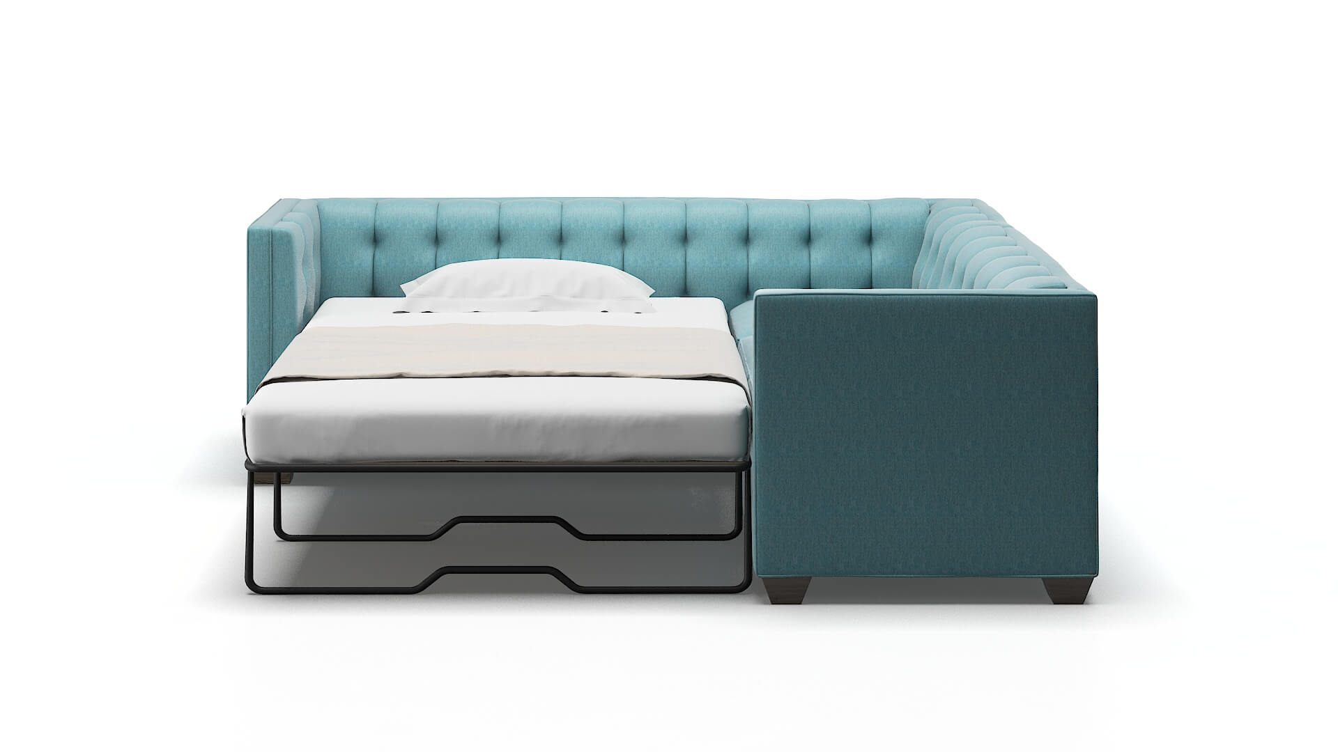 Grant Naples Pool Sectional Sleeper Espresso legs 1