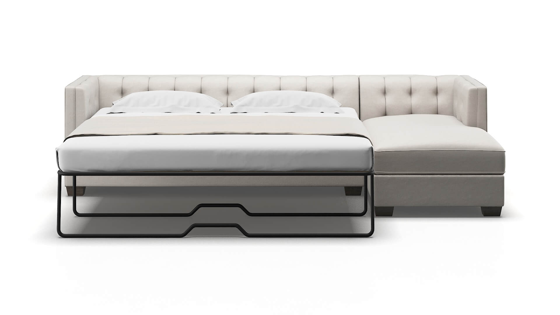 Grant Noble Grey Panel Sleeper Espresso legs 1