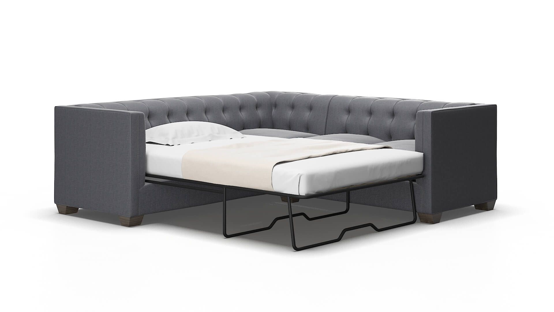 Grant Notion graphite Sectional sleeper Espresso Legs  2