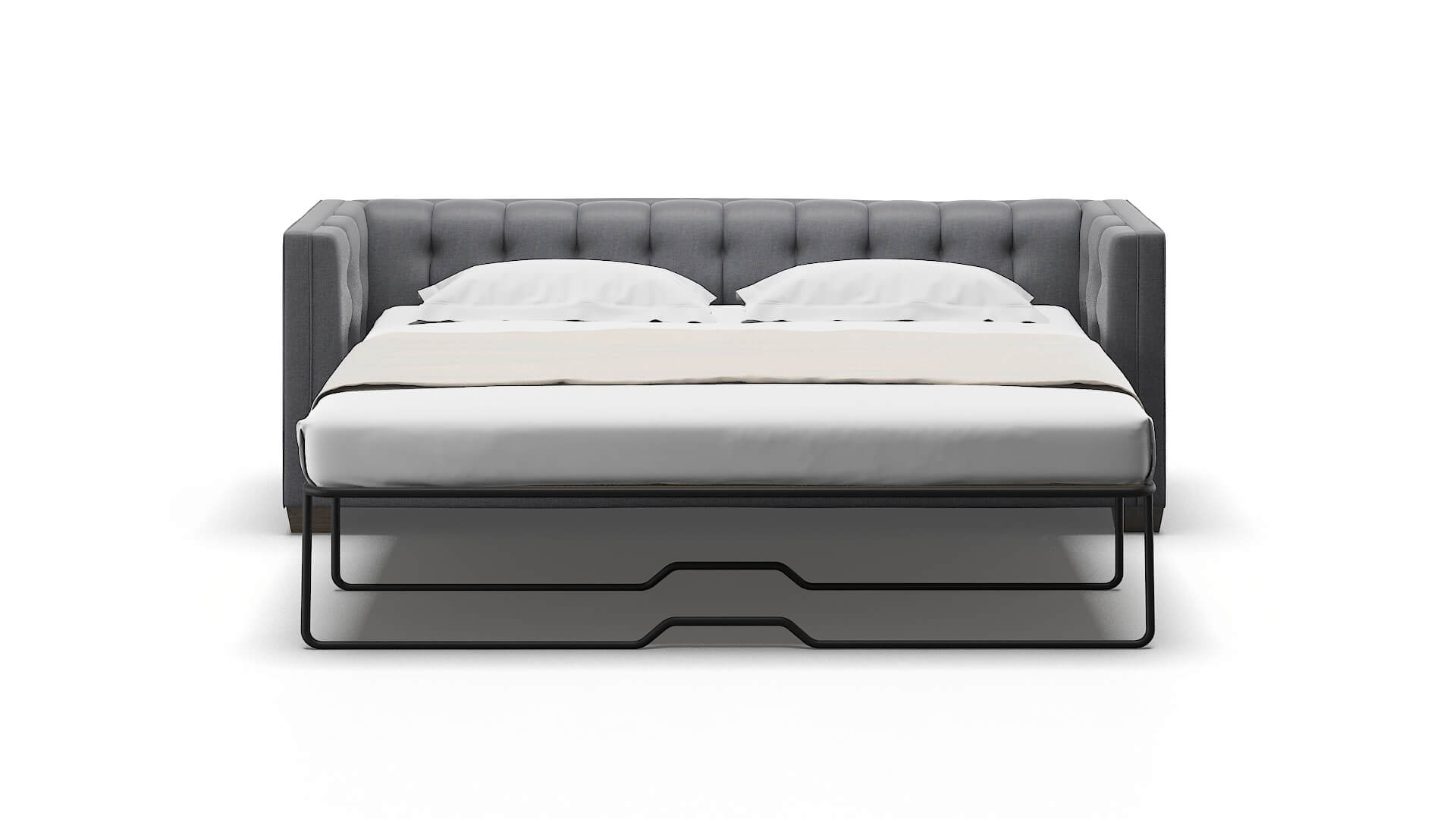 Grant Notion Graphite Sofa Sleeper Espresso legs 1
