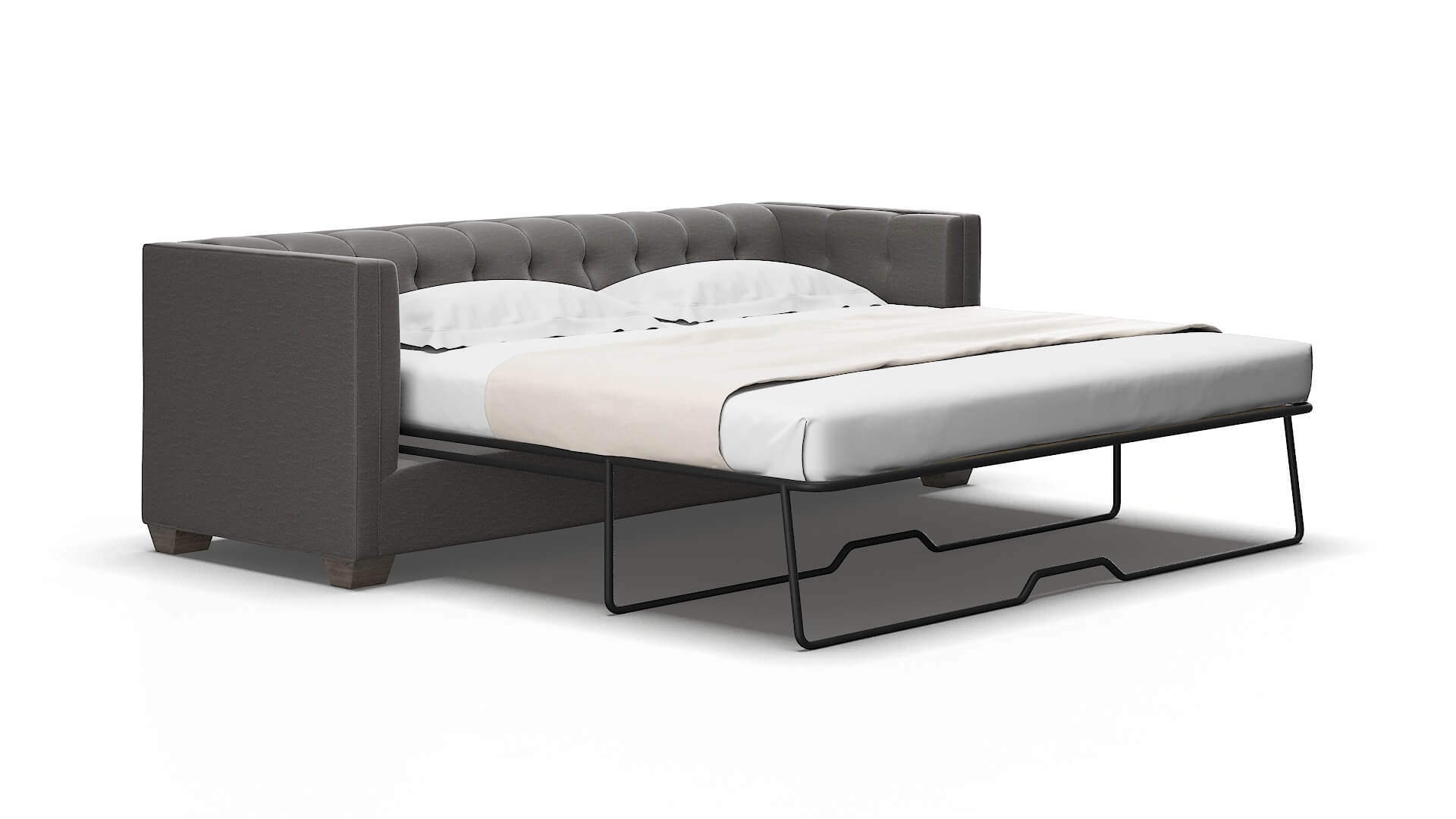 Grant Oscar grey Sofa sleeper Espresso Legs  2