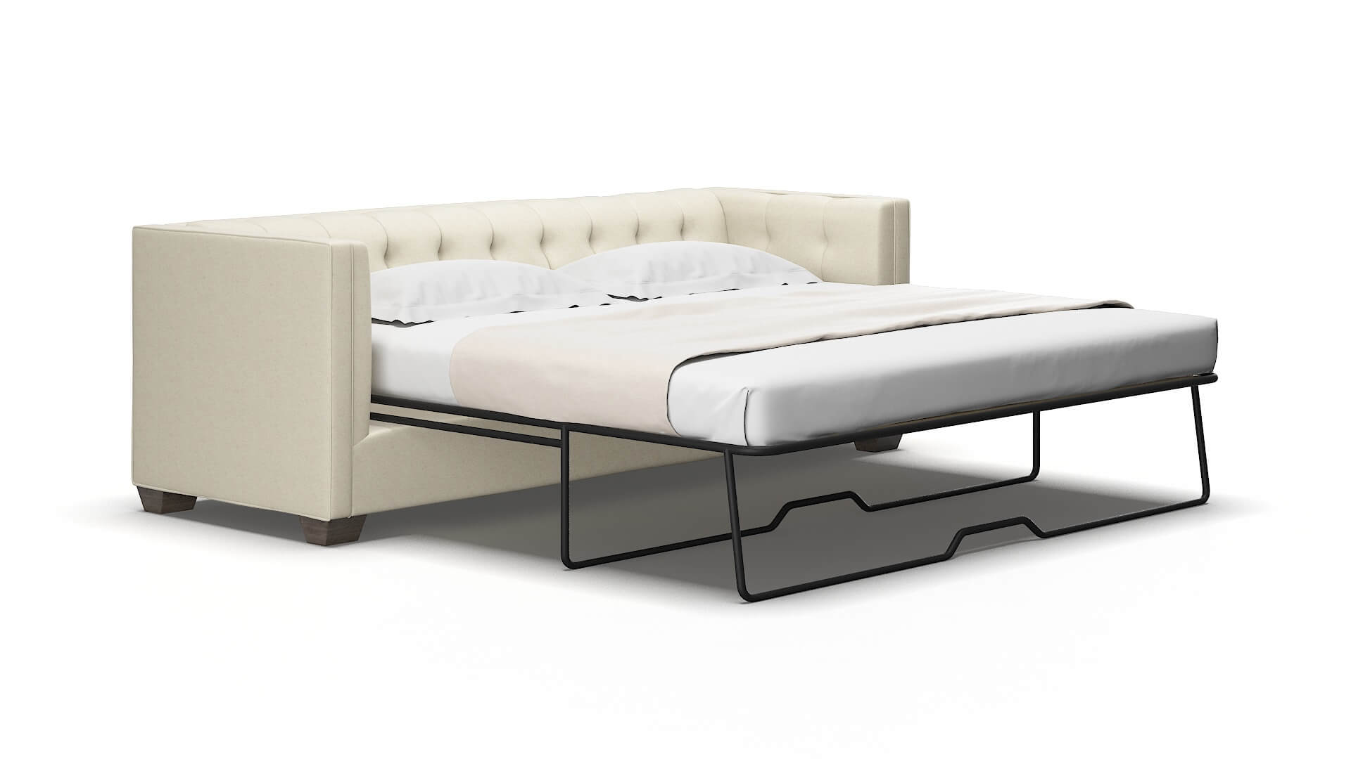 Grant Redondo oyster Sofa sleeper Espresso Legs  2