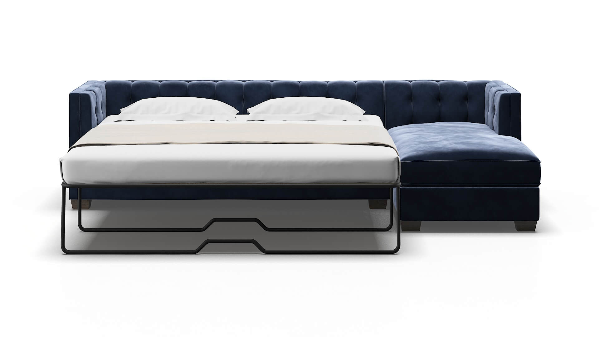 Grant Royale Cobalt Panel Sleeper Espresso legs 1