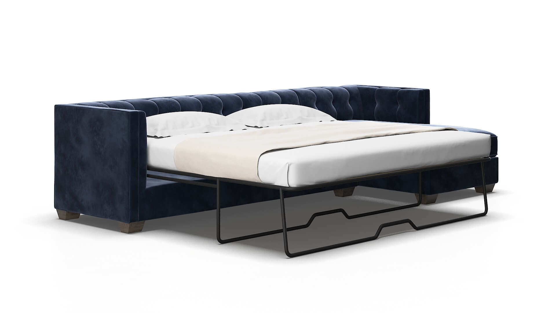 Grant Royale cobalt Panel sleeper Espresso Legs  2