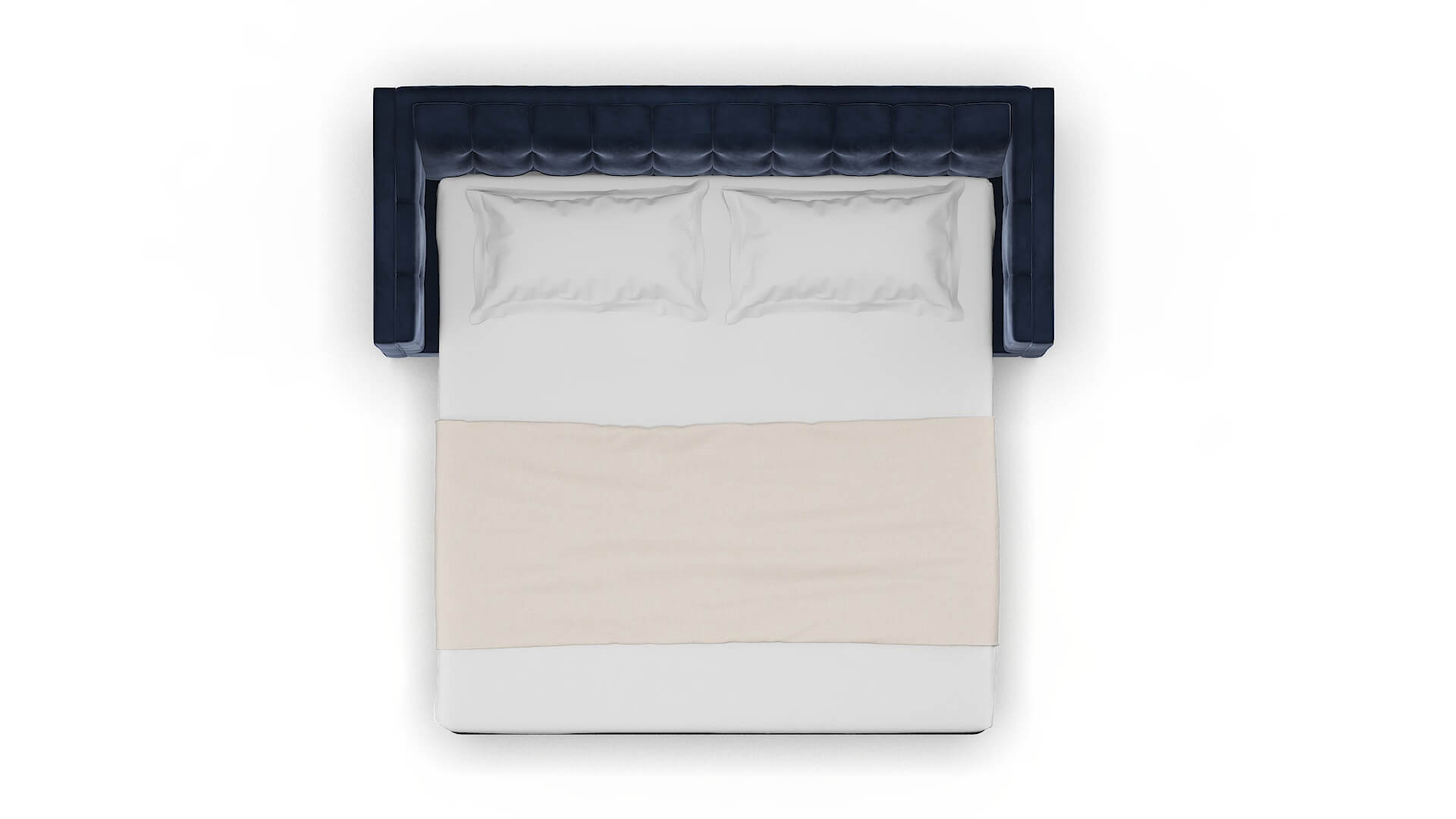 Grant Royale Cobalt Sofa Sleeper Espresso legs 3