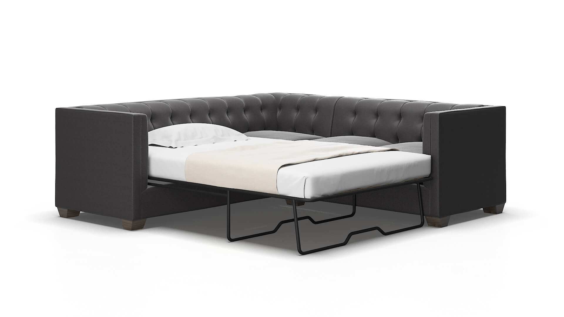 Grant Royale eclipse Sectional sleeper Espresso Legs  2