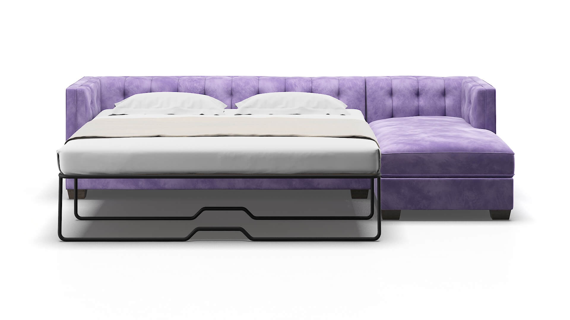 Grant Royale Lavender Panel Sleeper Espresso legs 1