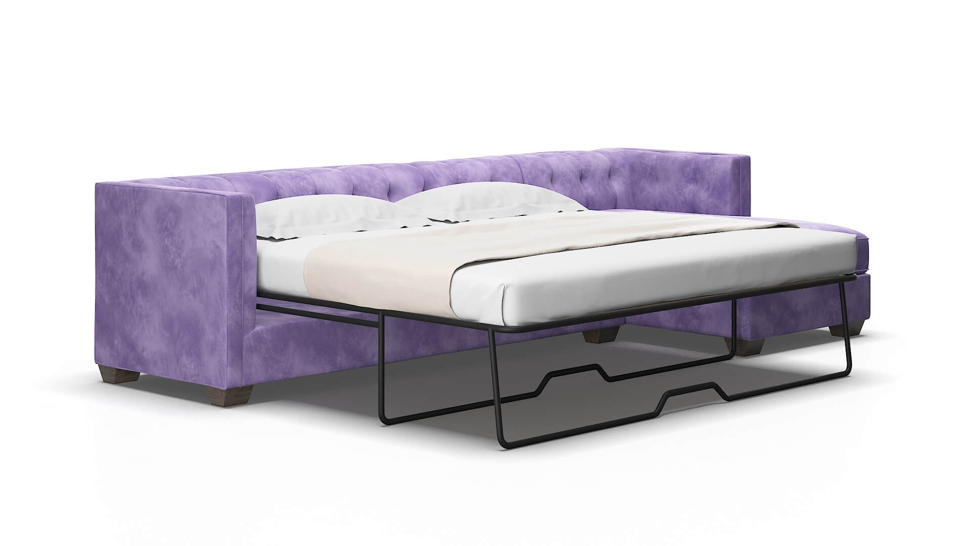 Grant Royale lavender Panel sleeper Espresso Legs  2