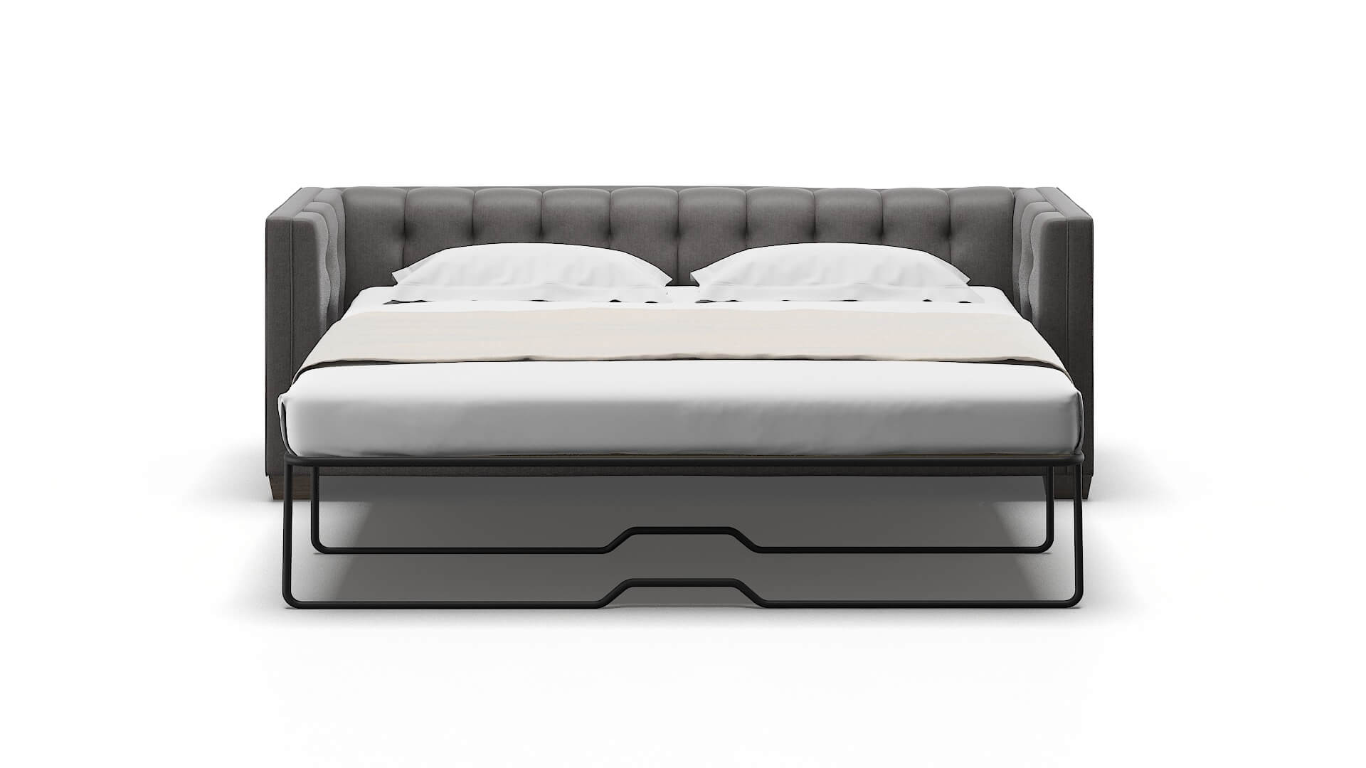 Grant Sasha Grey Sofa Sleeper Espresso legs 1