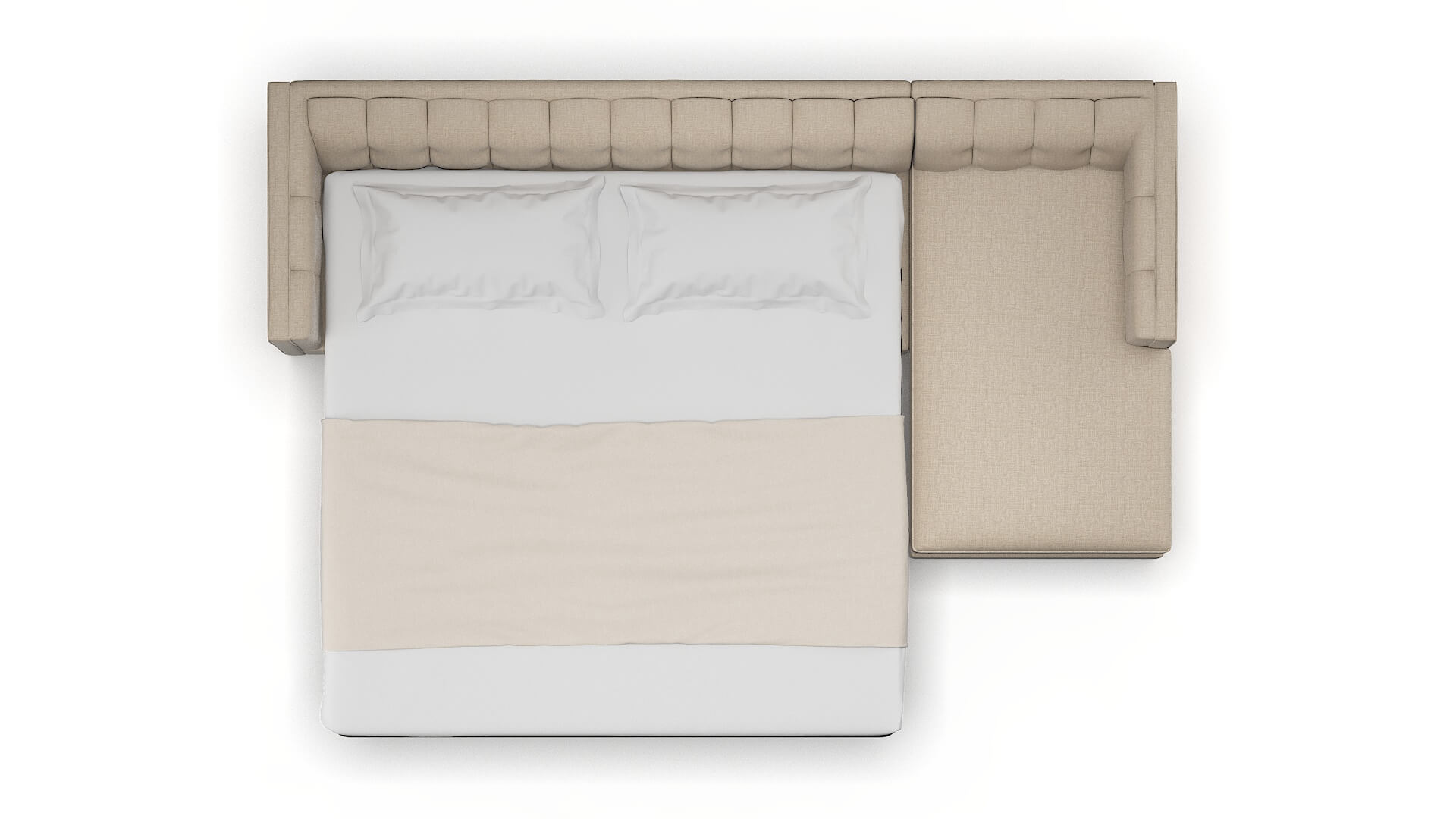 Grant Sosoftness 74 Panel Sleeper Espresso legs 3