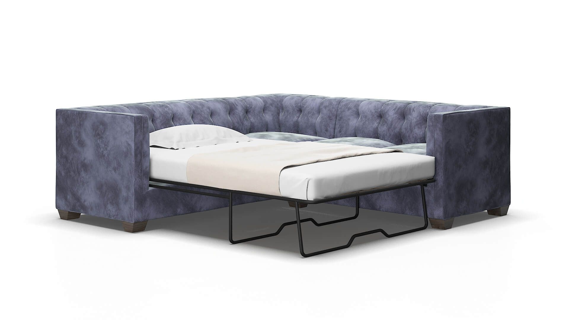 Grant Terrain dusk Sectional sleeper Espresso Legs  2