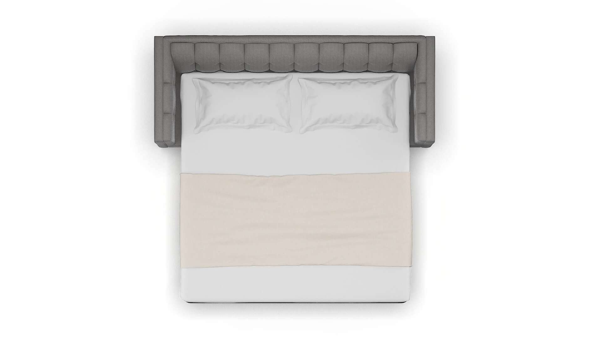 Grant Terrain Oatmeal Sofa Sleeper Espresso legs 3