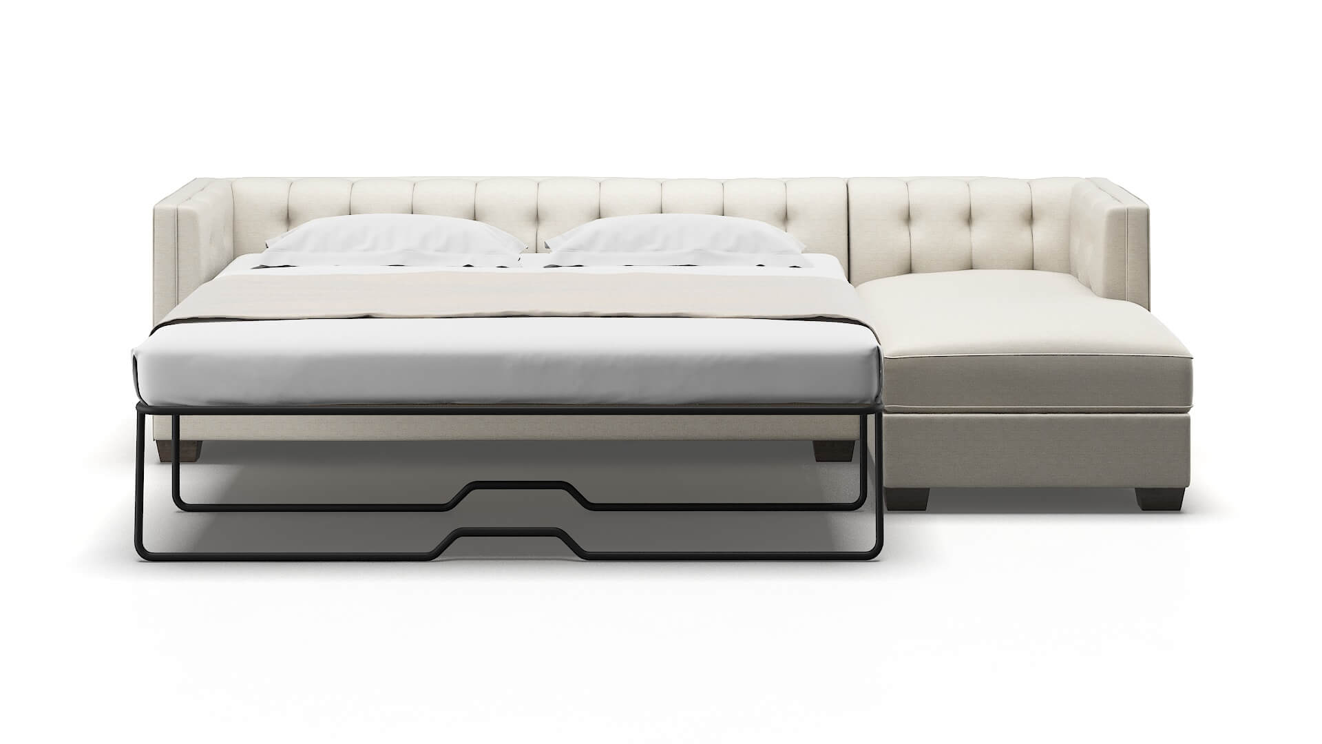 Grant Venus Cream Panel Sleeper Espresso legs 1