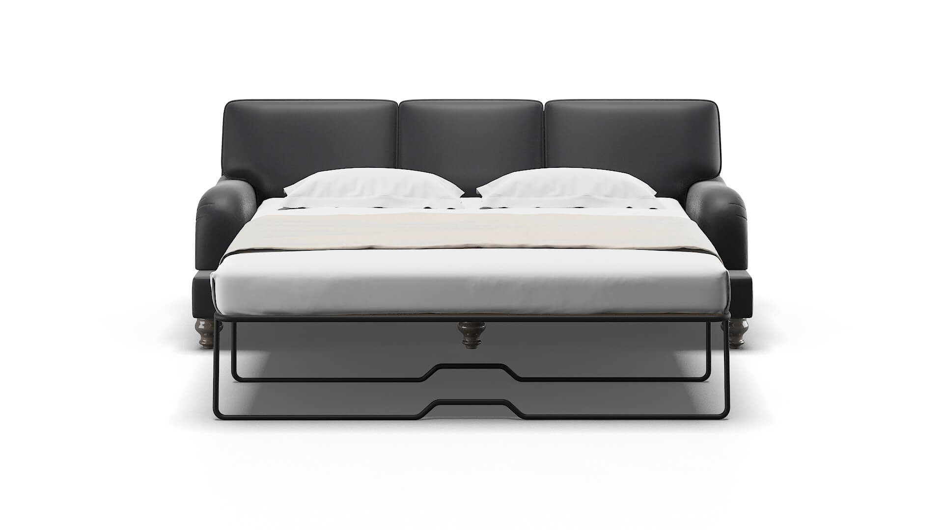 Hamilton Atlas_plz Navy Sofa Sleeper Espresso legs 1