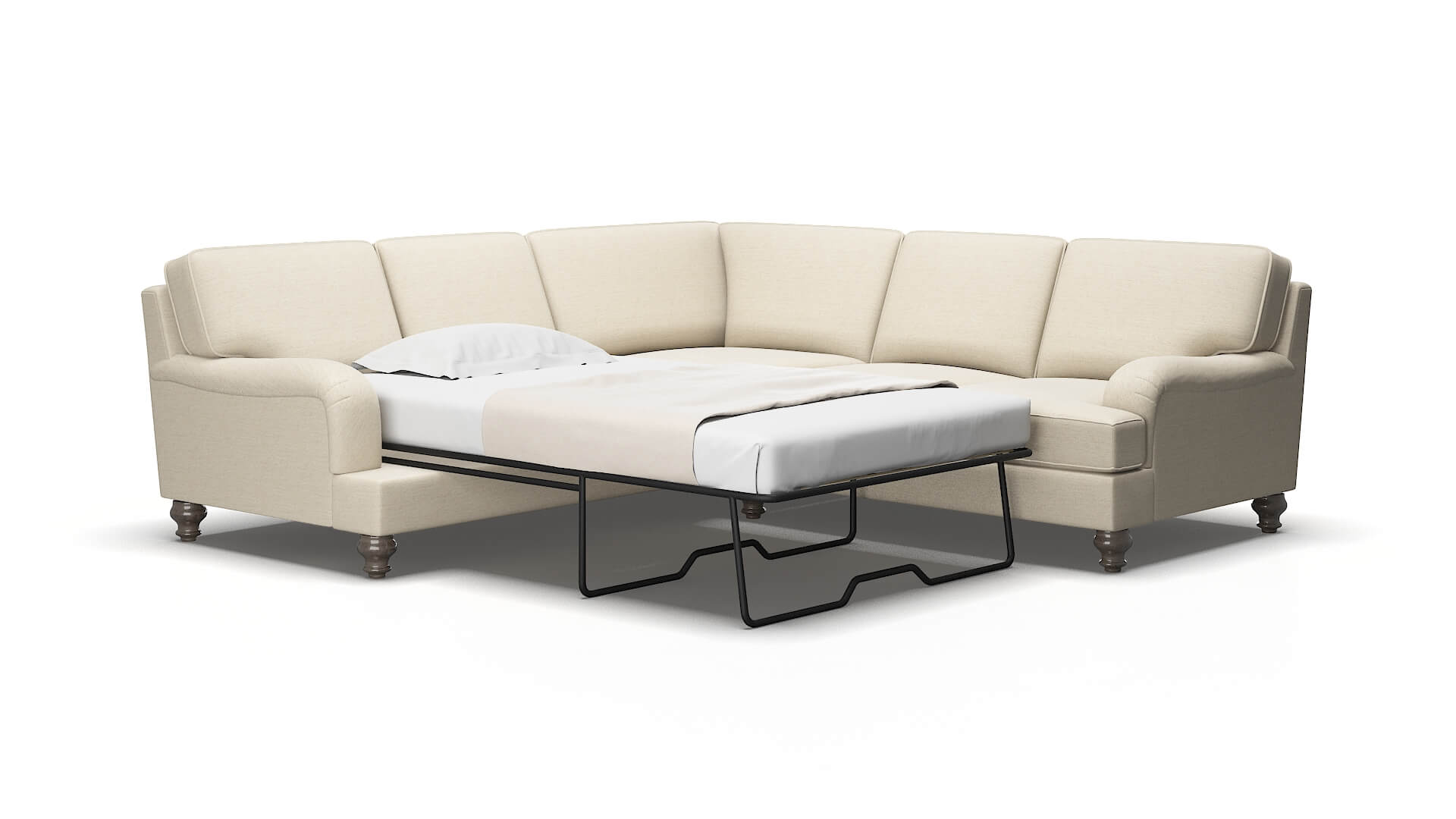 Hamilton Avenger Beach Sectional Sleeper Espresso legs 2