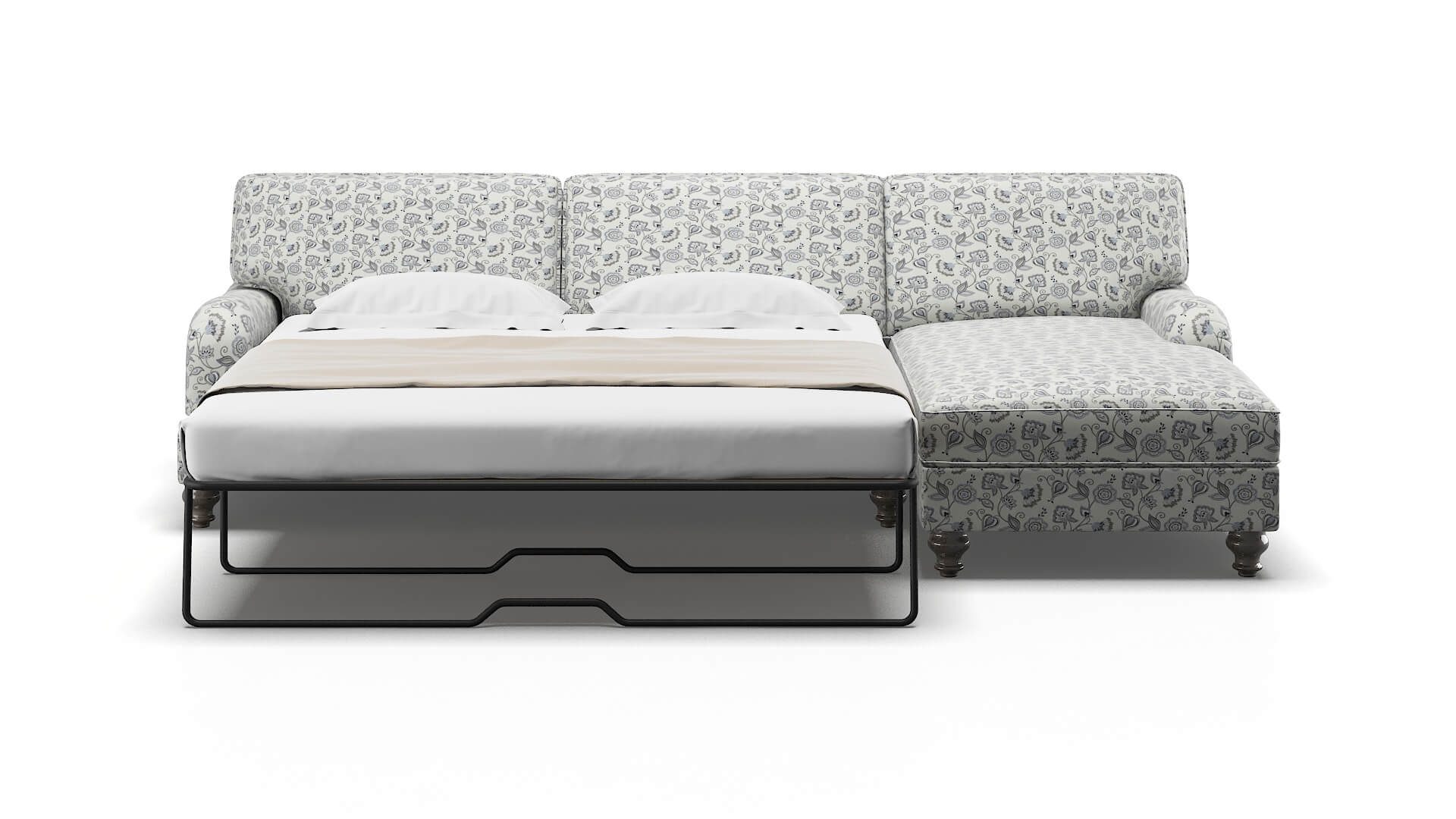 Hamilton Avignon Sky Panel Sleeper Espresso legs 1