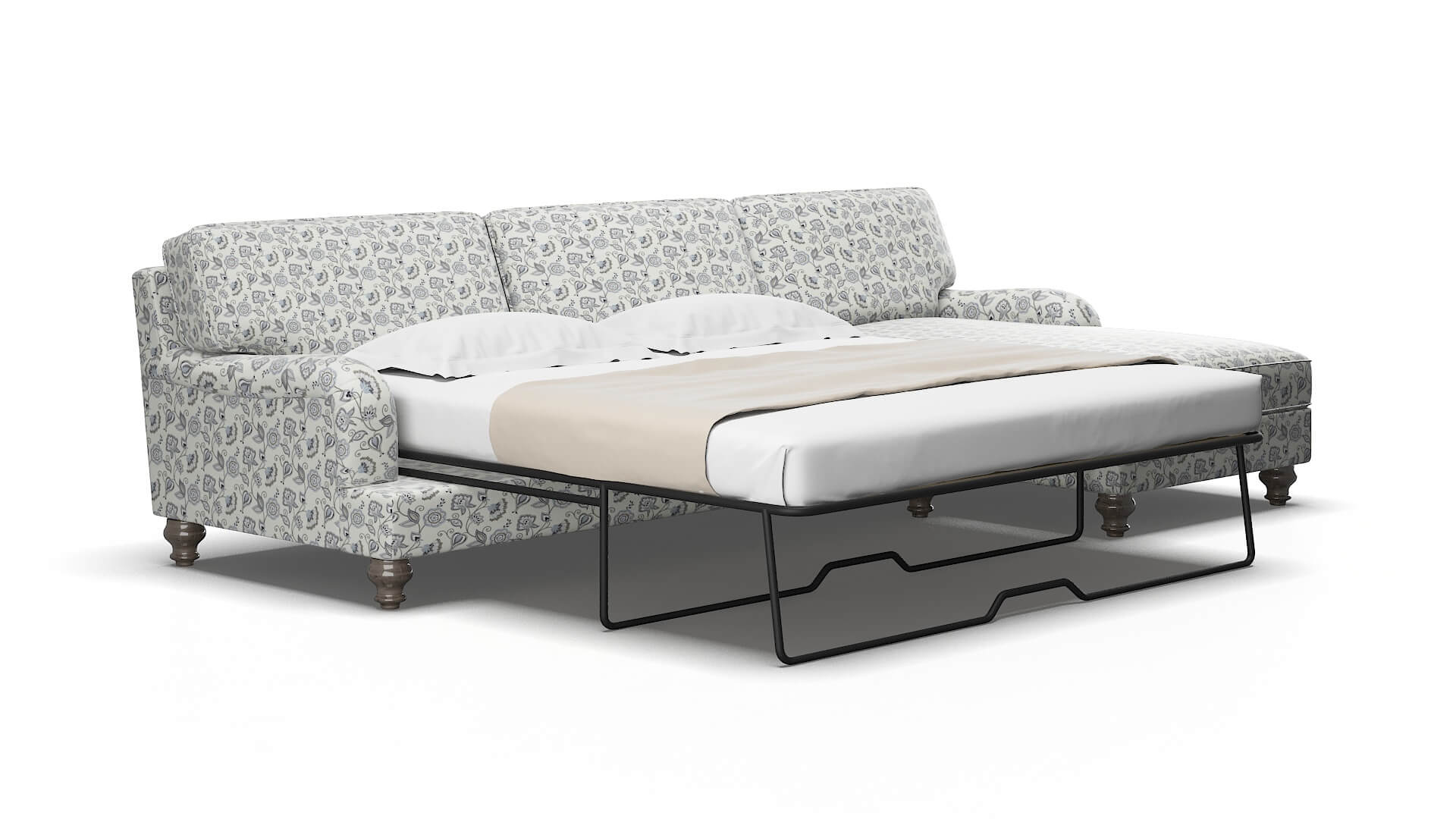 Hamilton Avignon Sky Panel Sleeper Espresso legs 2