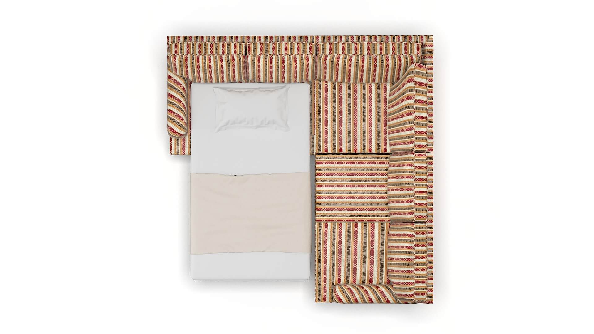 Hamilton Bodhi Tango Sectional Sleeper Espresso legs 3