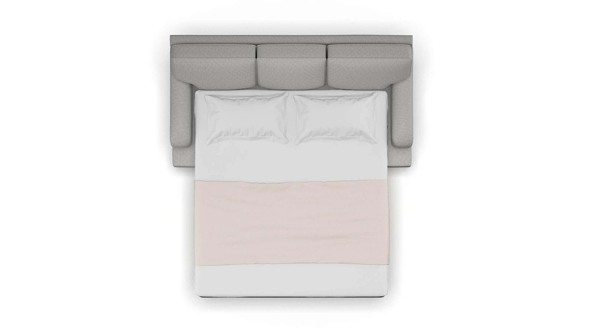 Hamilton Bungalow Graphite Sofa Sleeper Espresso legs 3