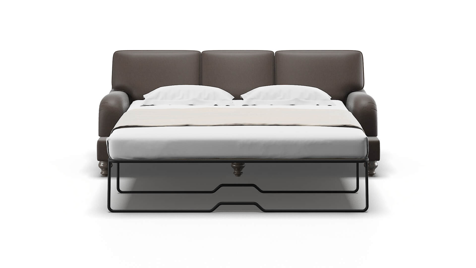 Hamilton Cosmo Chocolate Sofa Sleeper Espresso legs 1