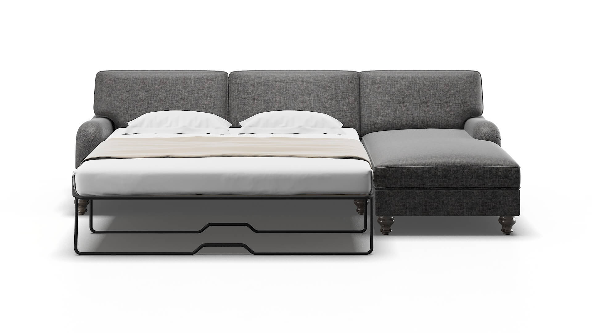 Hamilton Curious Eclipse Panel Sleeper Espresso legs 1