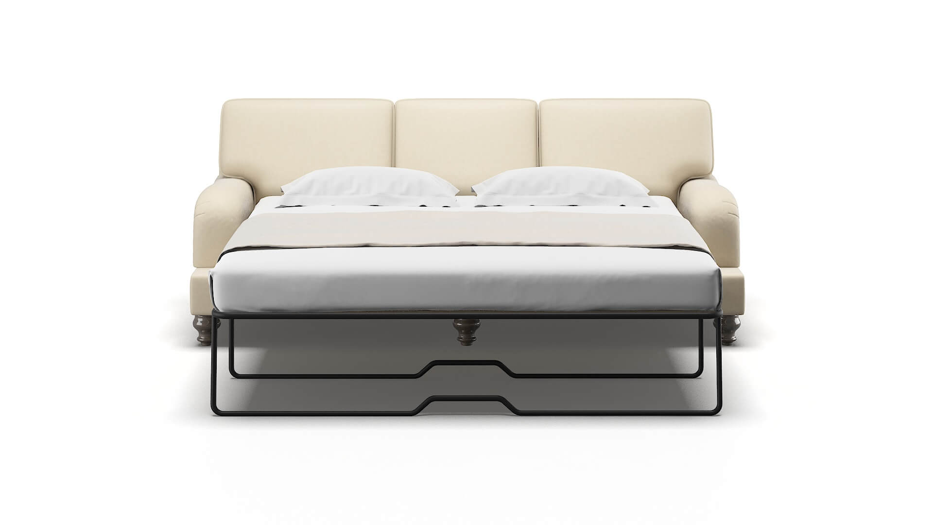 Hamilton Dream_d Almond Sofa Sleeper Espresso legs 1