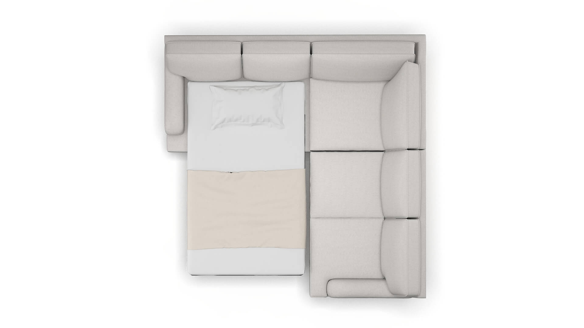 Hamilton Dream_d Sterling Sectional Sleeper Espresso legs 3