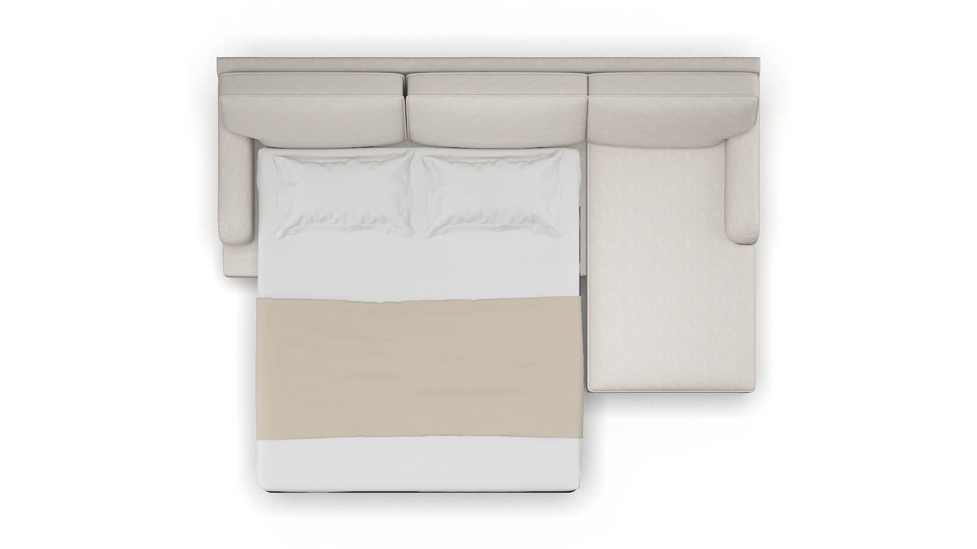 Hamilton Dream_d Stone Panel Sleeper Espresso legs 3