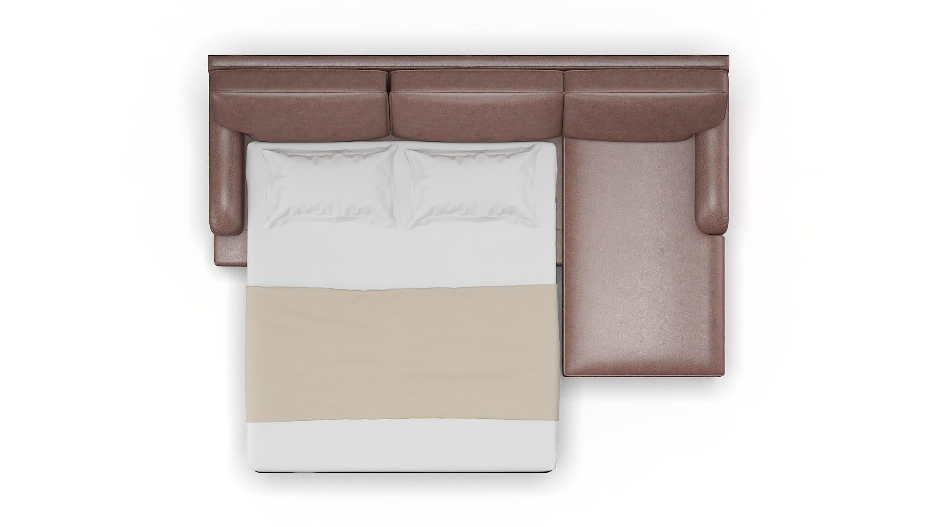 Hamilton Ford Brown Panel Sleeper Espresso legs 3