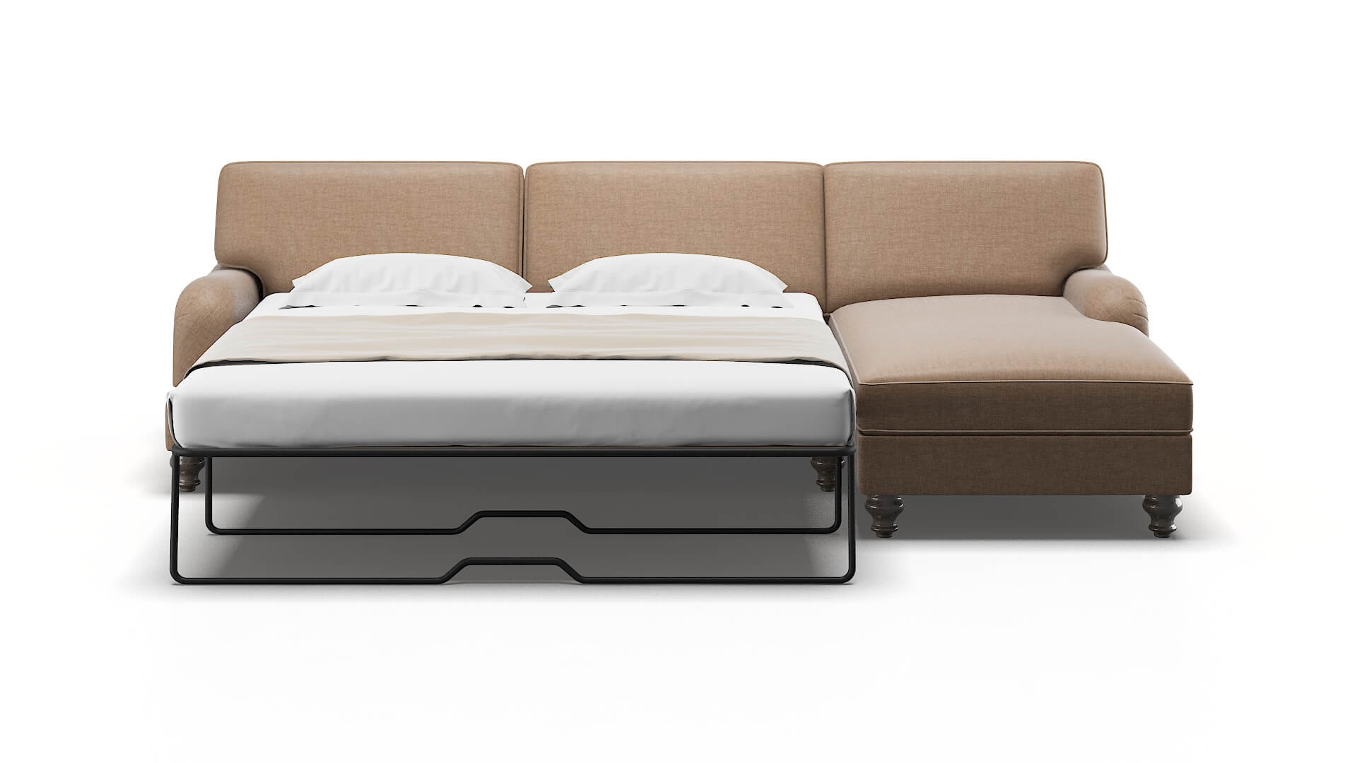 Hamilton Keylargo Mink Panel Sleeper Espresso legs 1