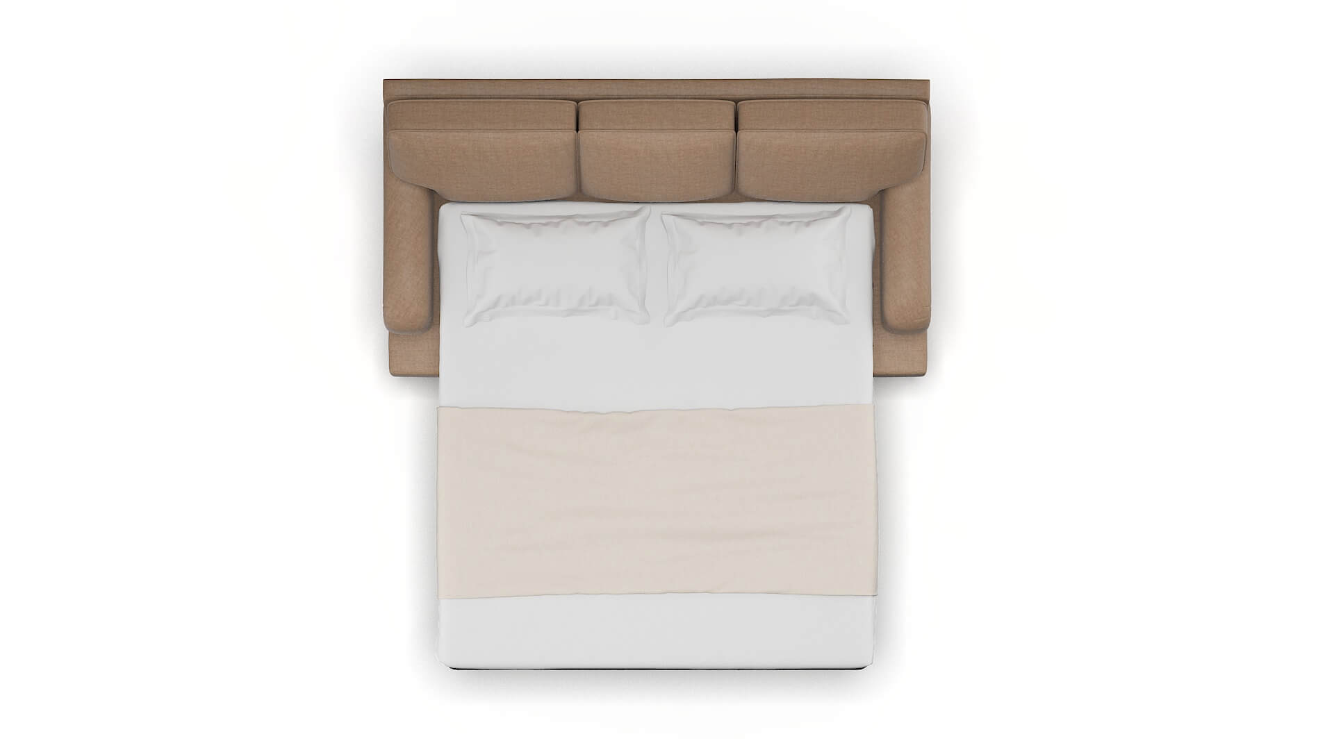 Hamilton Keylargo Mink Sofa Sleeper Espresso legs 3