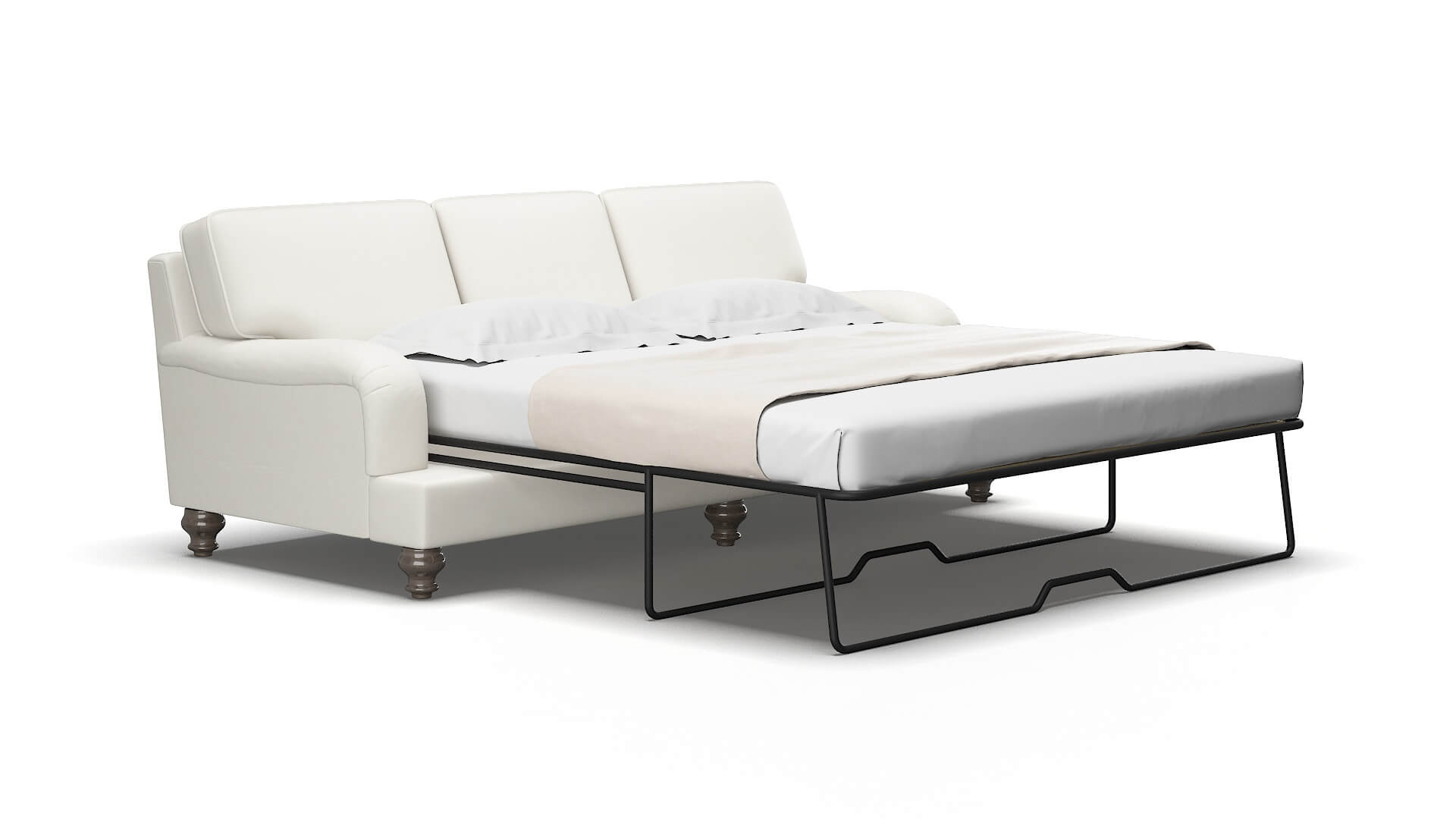 Hamilton Keylargo oatmeal Sofa sleeper Espresso Legs  2