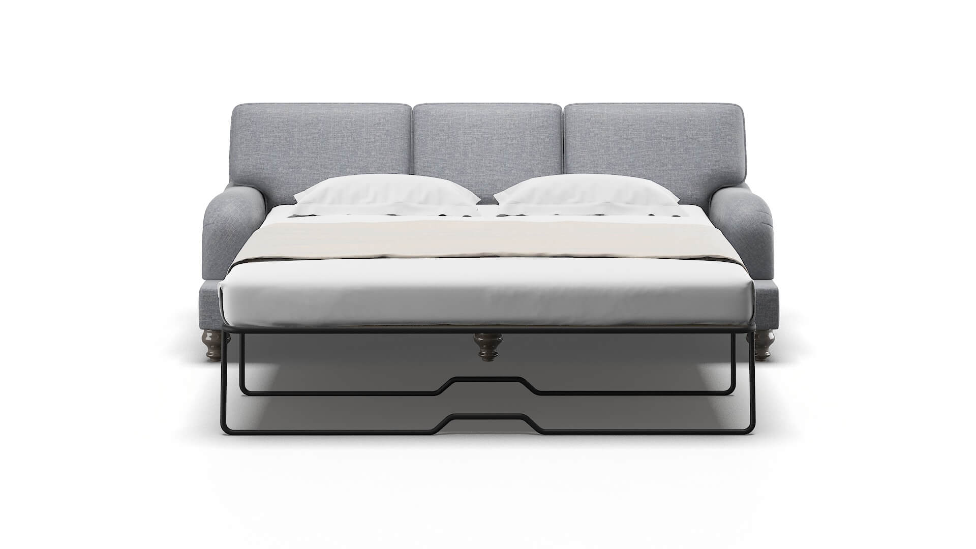 Hamilton Lana Ash Sofa Sleeper Espresso legs 1