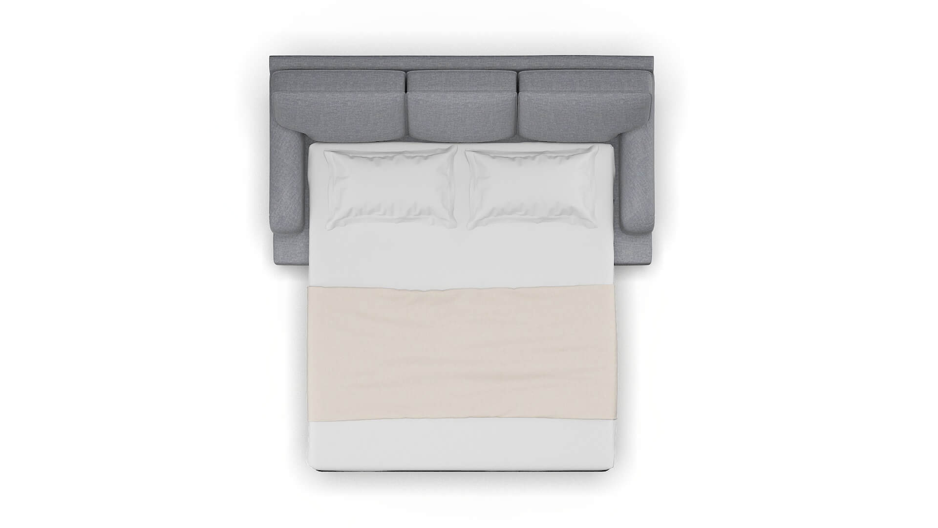 Hamilton Lana Ash Sofa Sleeper Espresso legs 3