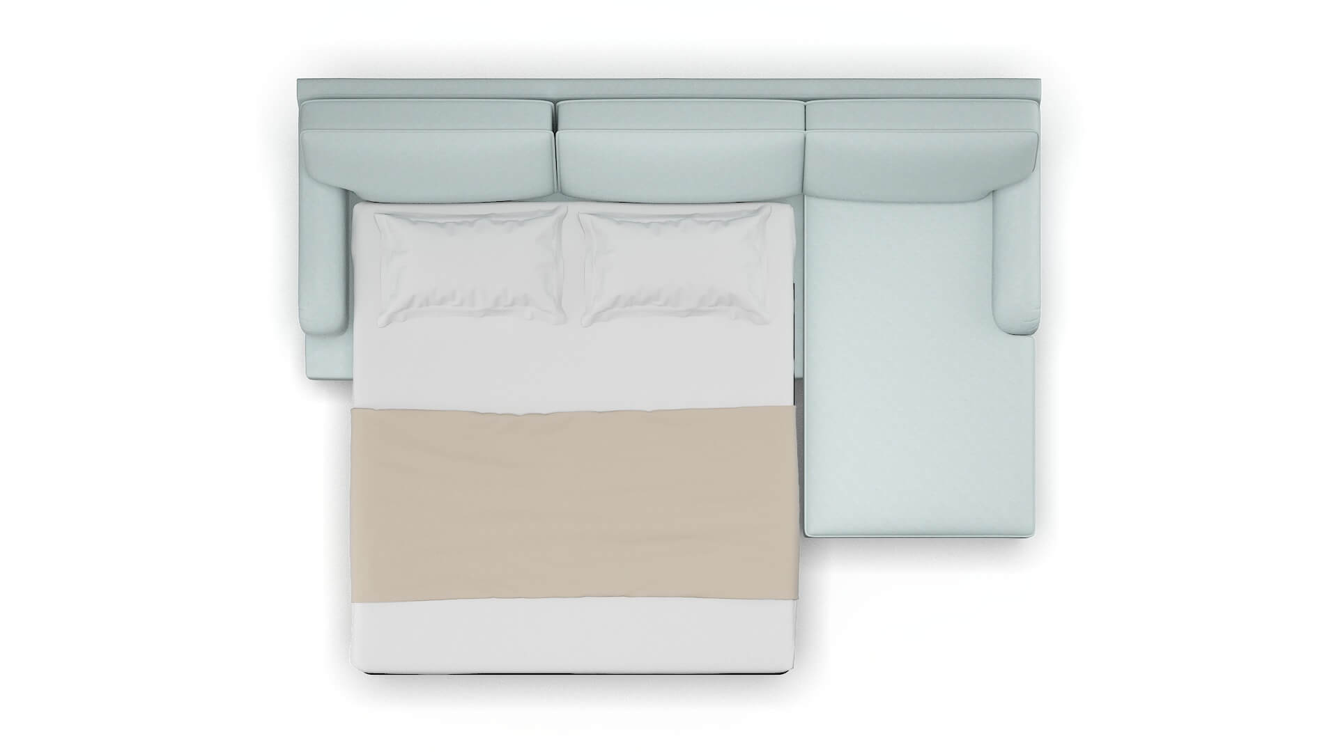 Hamilton Leslie Robins_egg Panel Sleeper Espresso legs 3