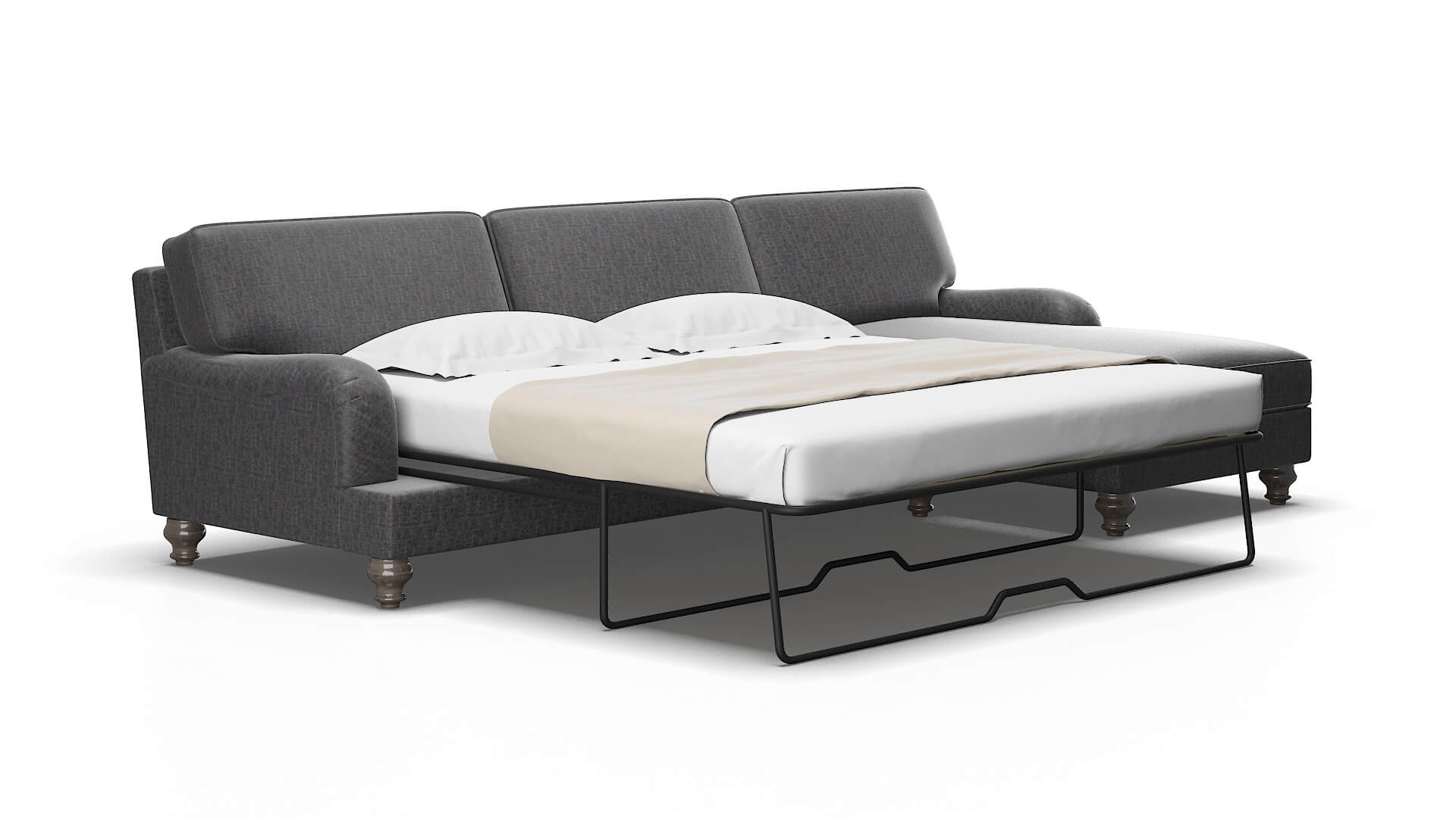 Hamilton Marcy baltic Panel sleeper Espresso Legs  2