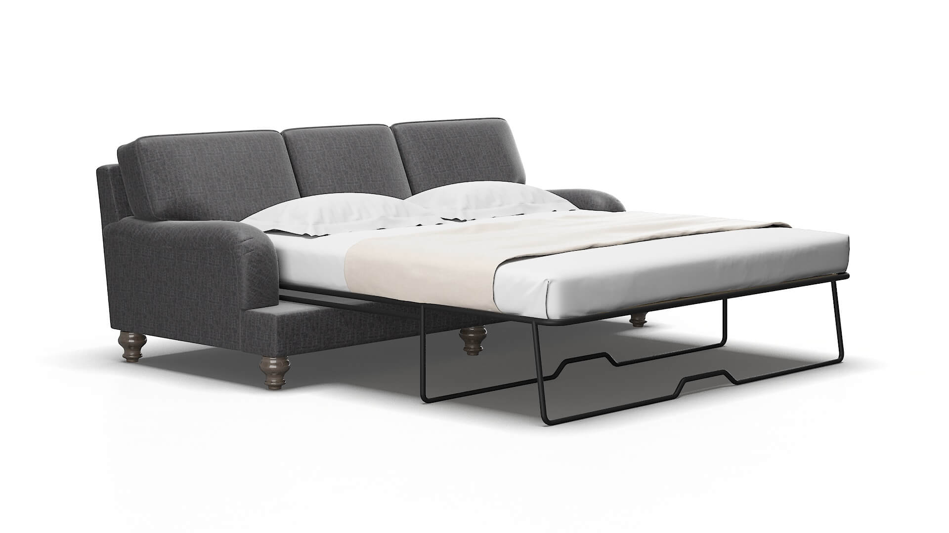 Hamilton Marcy baltic Sofa sleeper Espresso Legs  2