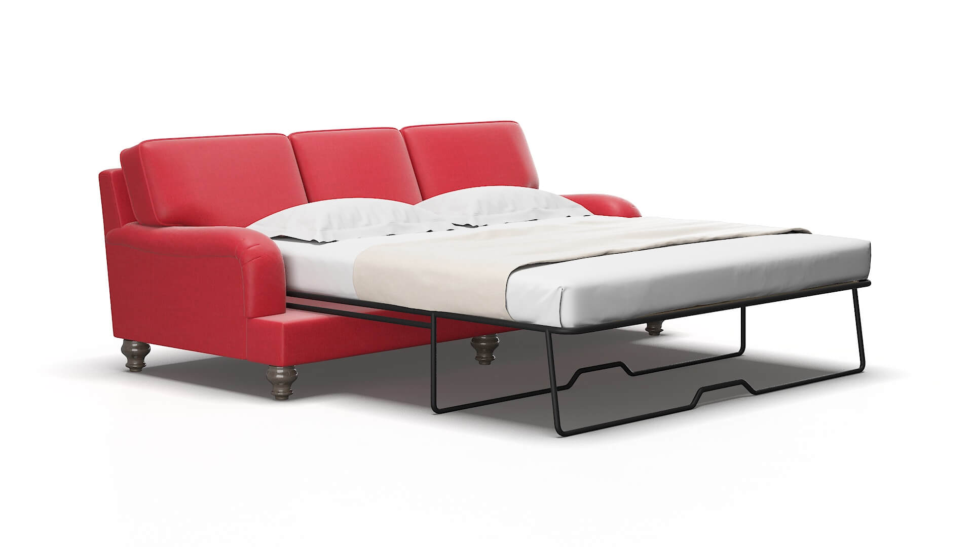 Hamilton Pauline ruby Sofa sleeper Espresso Legs  2
