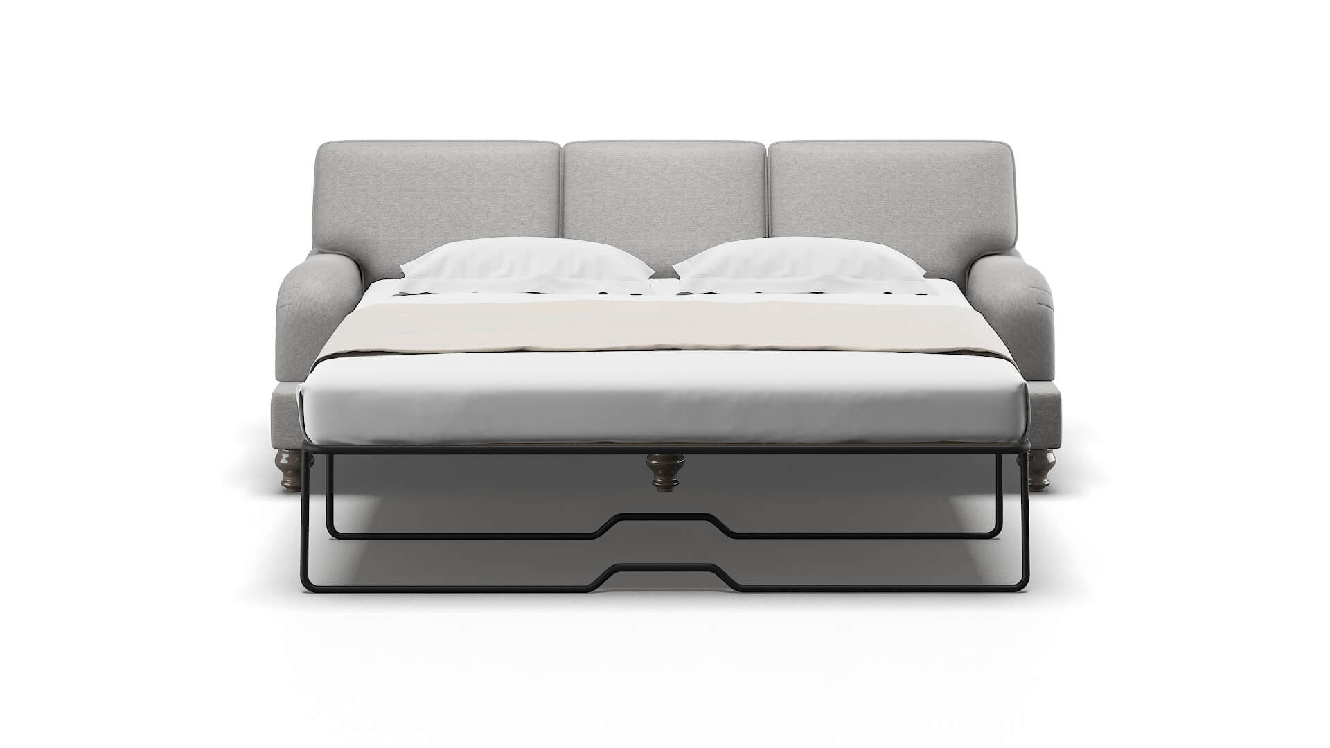 Hamilton Phoenix Smoke Sofa Sleeper Espresso legs 1